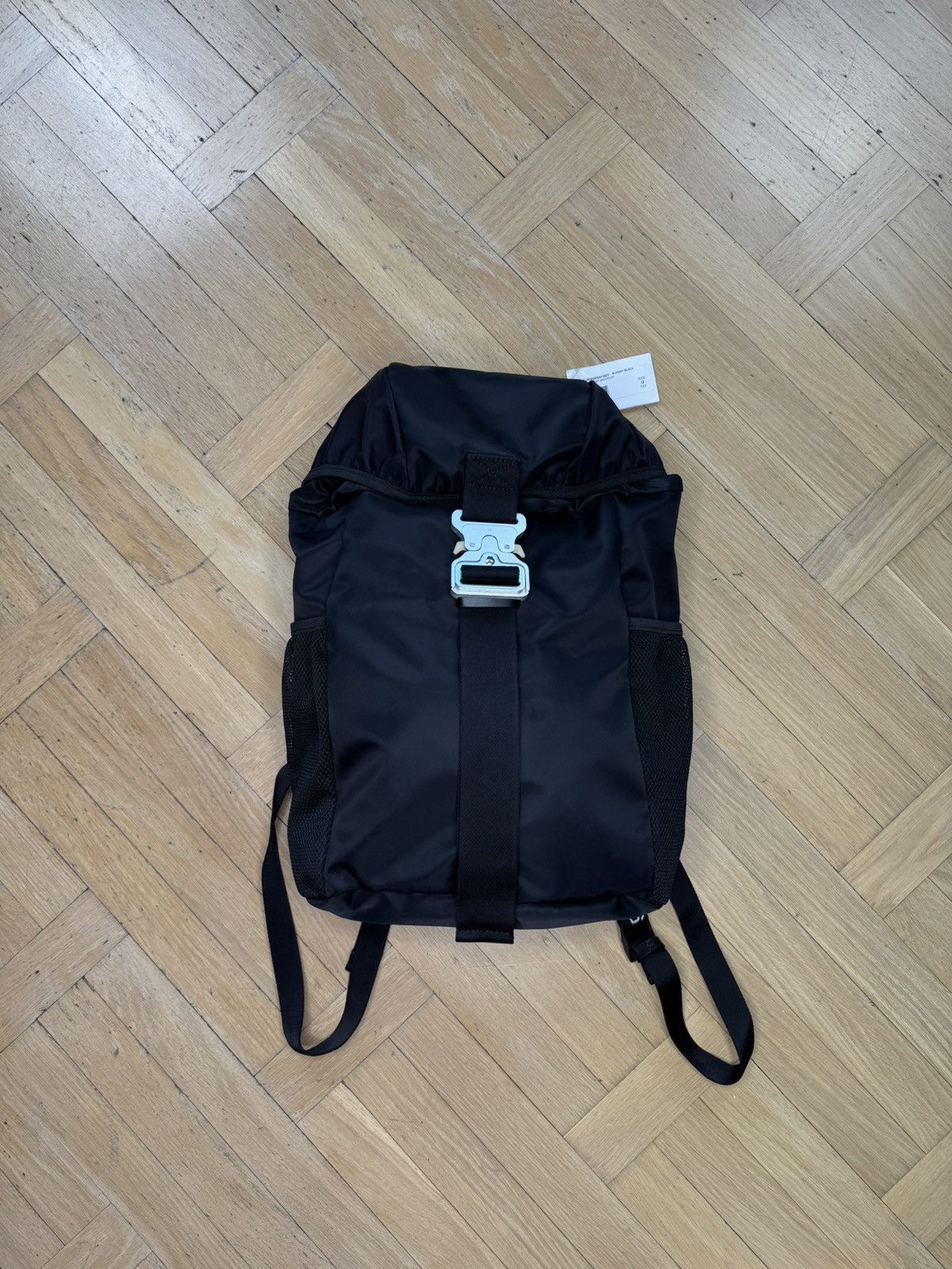 Pre-owned Alyx Buckle Camp Backpack Fw23 In Black