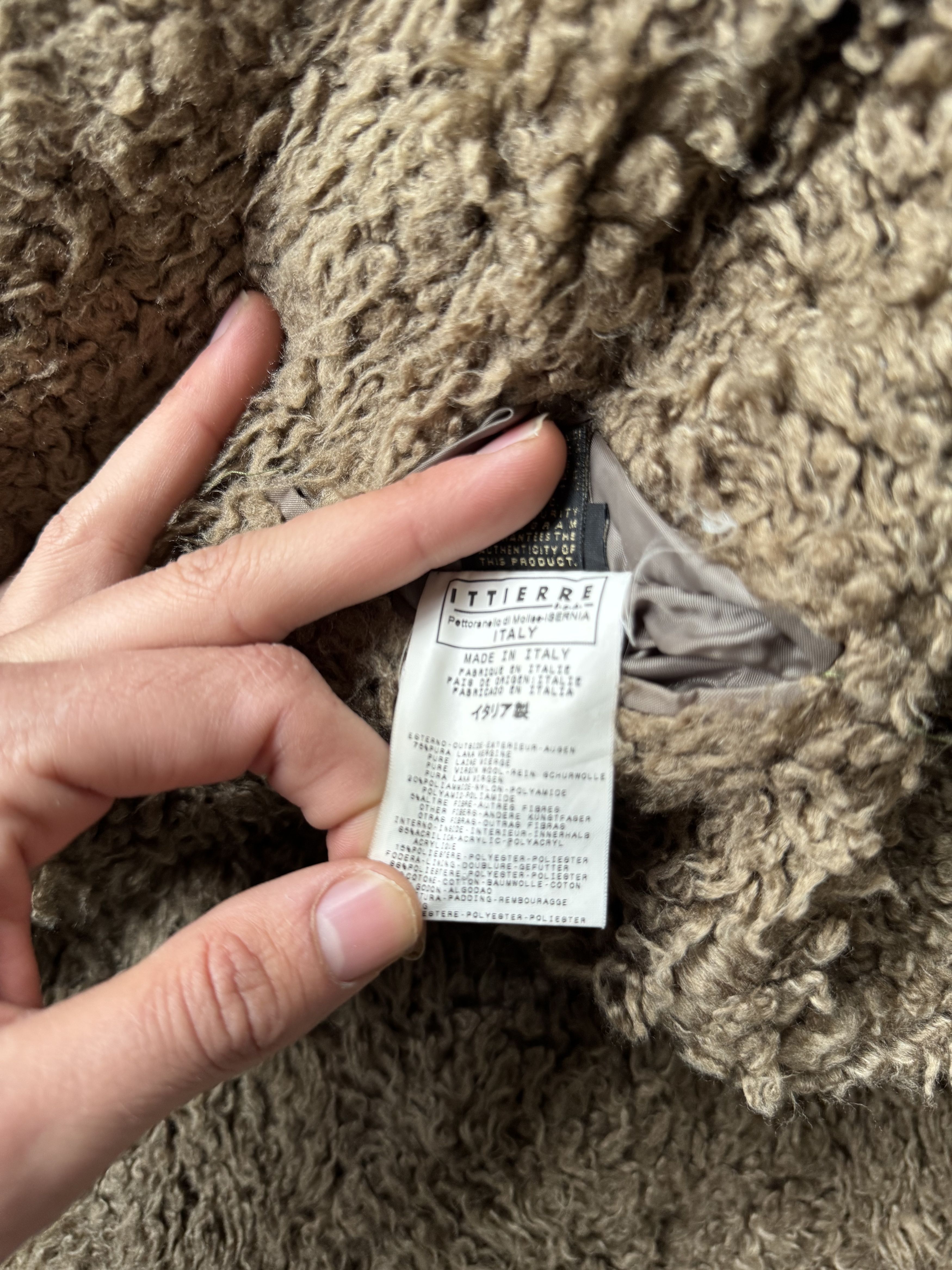 Just Cavalli Decorated Faux Fur Patch Wool Coat Size US XL / EU 56 / 4 - 22 Thumbnail