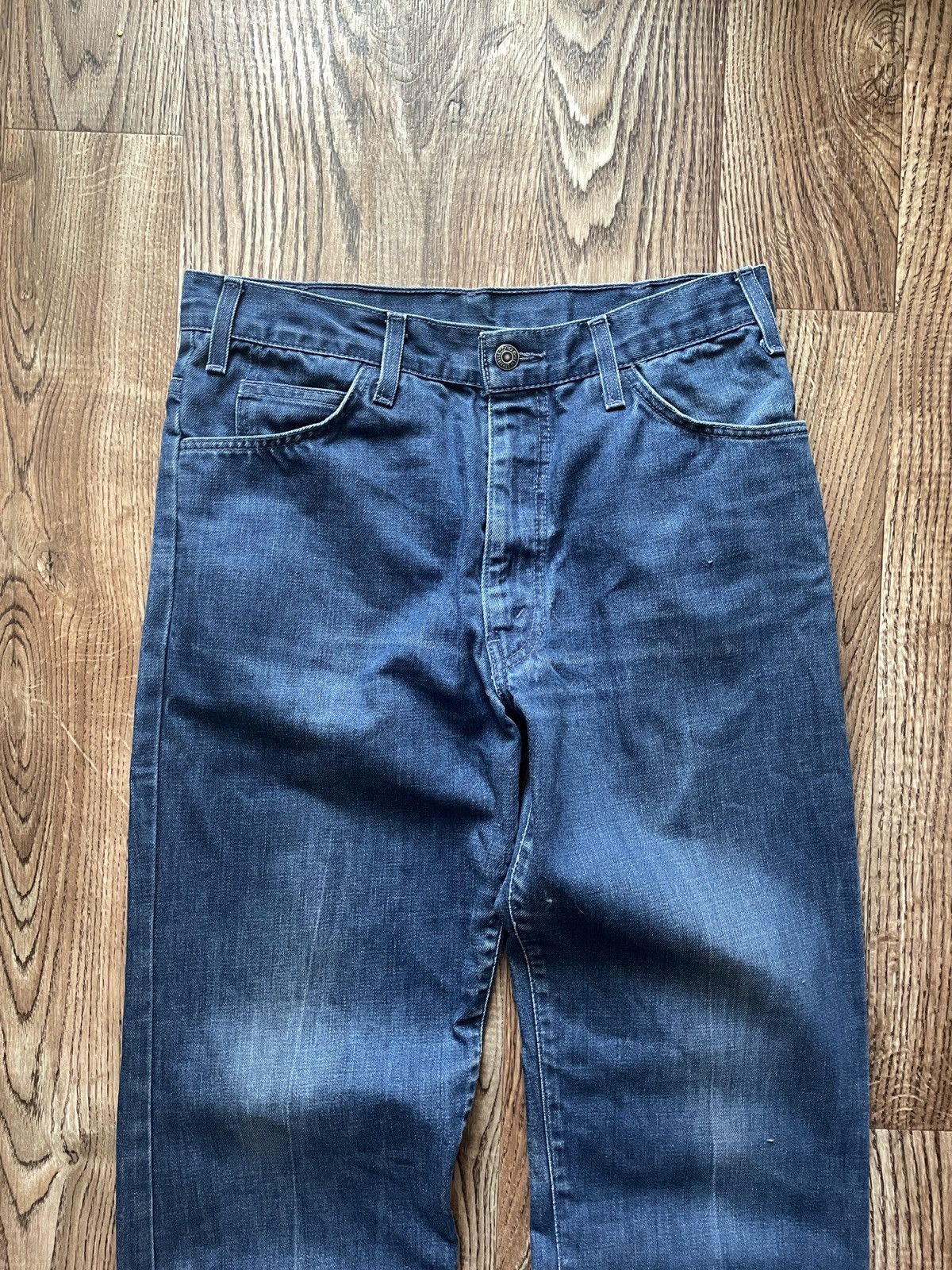 Levi's Vintage 90s Levi's Sta-Prest Blue Denim Jeans Pants Size US 34 / EU 50 - 3 Thumbnail