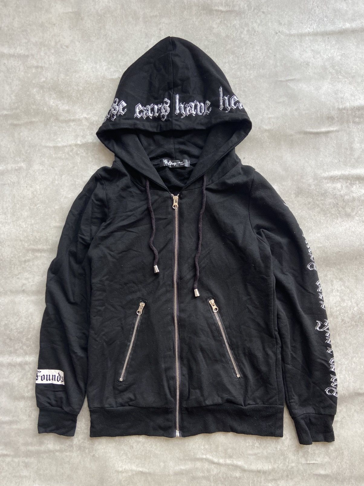 If Six Was Nine × Japanese Brand × Le Grande Bleu (L.G.B.) Hoodie Dig Deep Black Label Ifsixwasnine Lgb Style Size M / US 6-8 / IT 42-44 - 2 Thumbnail