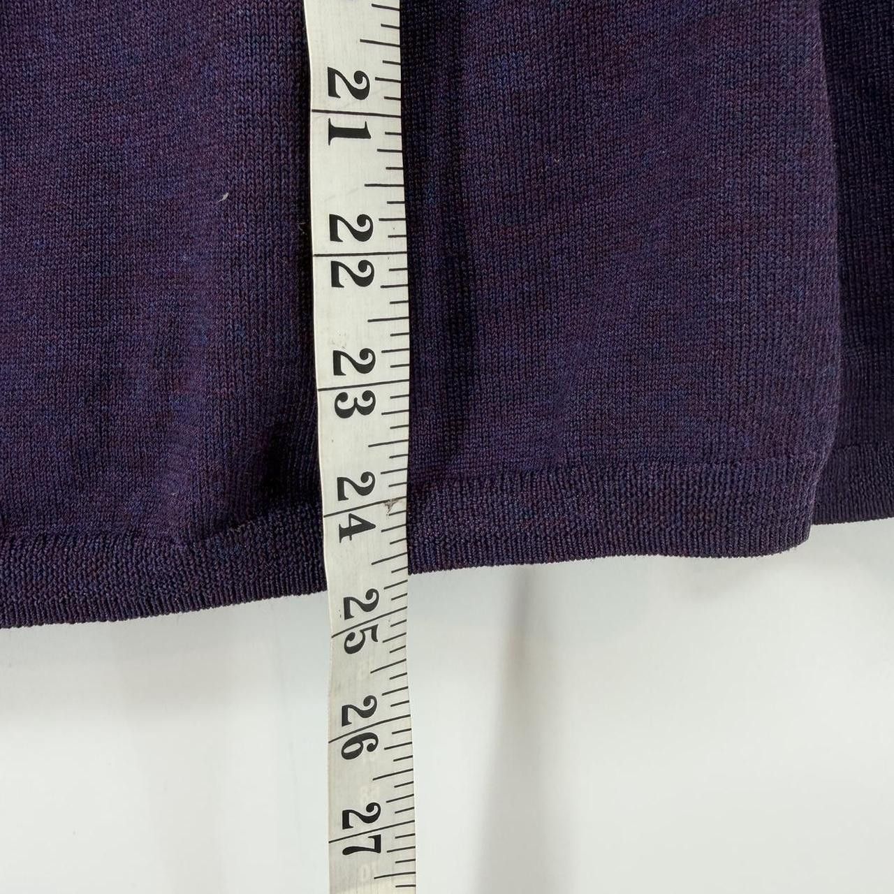 Brooks Brothers Brooks Brothers 346 Mens Merino Wool Sweater Size L Purple Size L / US 10 / IT 46 - 4 Thumbnail