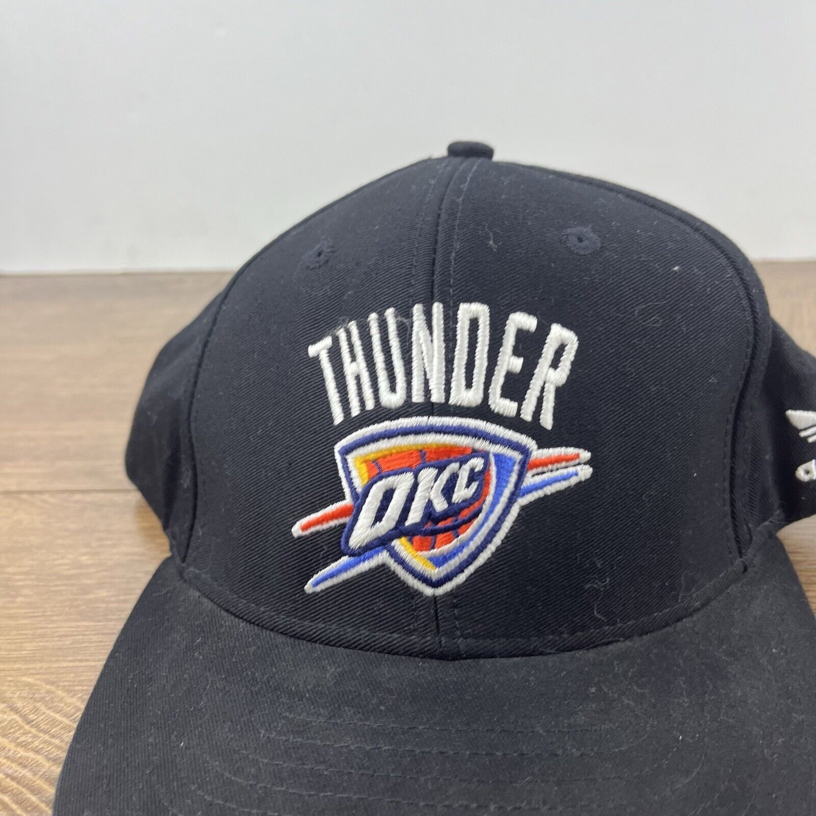 Adidas Oklahoma City Thunder Hat Adidas Snapback Black Cap Hat Adju Size ONE SIZE - 7 Thumbnail
