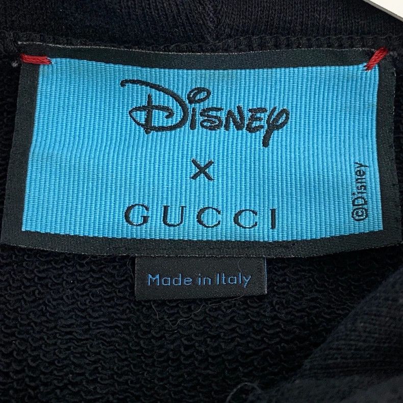Gucci Gucci Black Donald Duck letter print cotton hooded drawstr Size US M / EU 48-50 / 2 - 6 Thumbnail