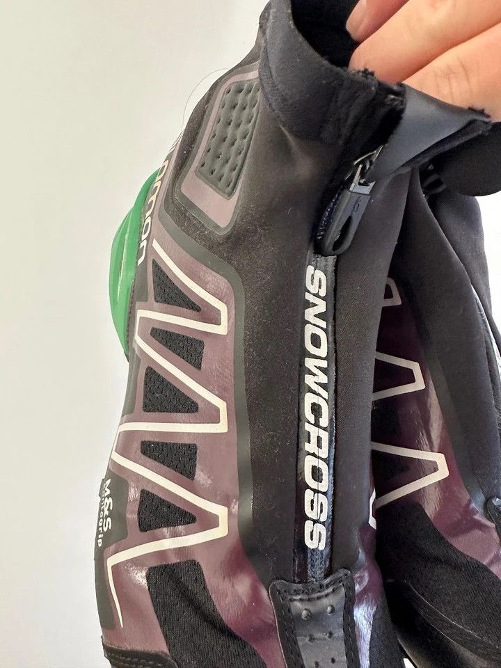 Salomon salomon advanced snowcross purple, green, black size 12 Size US 12 / EU 45 - 4 Thumbnail