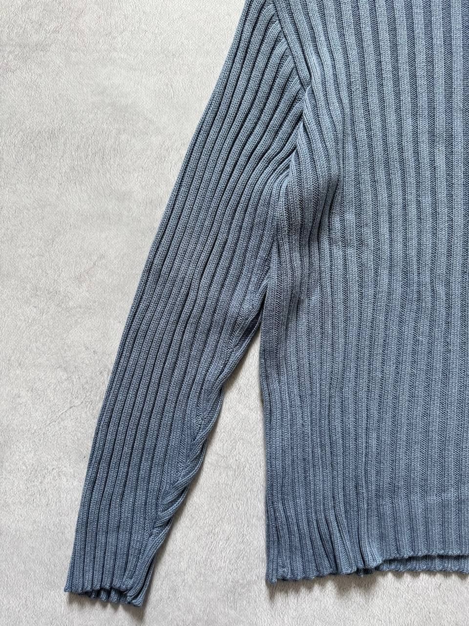Japanese Brand Vintage Ribbed Knit Sweater Distressed Graffiti Knit Jumper Size US L / EU 52-54 / 3 - 6 Thumbnail