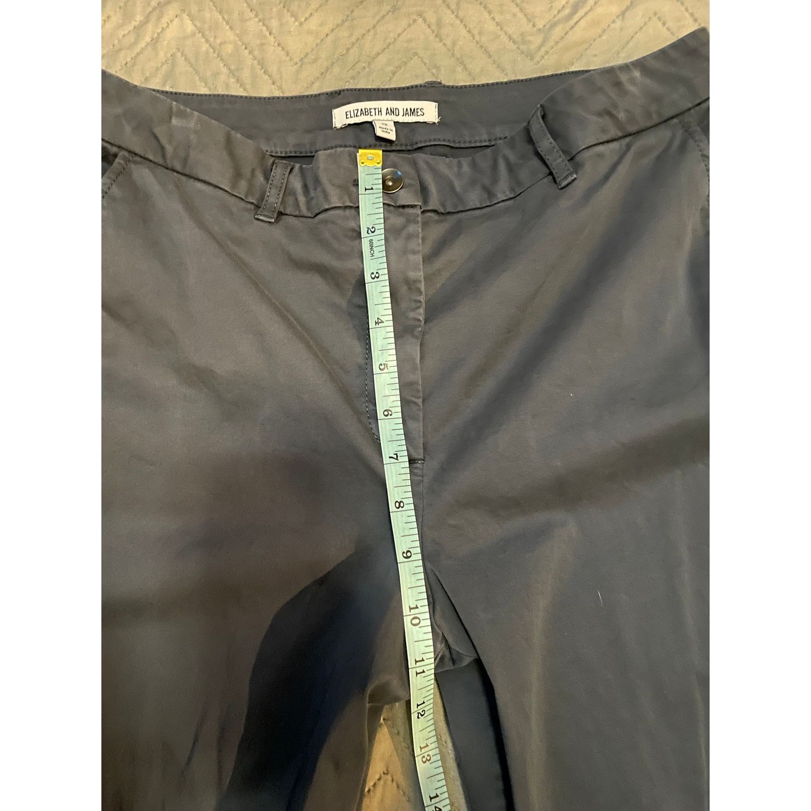 Elizabeth and James Elizabeth and James Women’s Size 12 Dark Gray Dress Pants Size 34" / US 12 / IT 48 - 6 Thumbnail