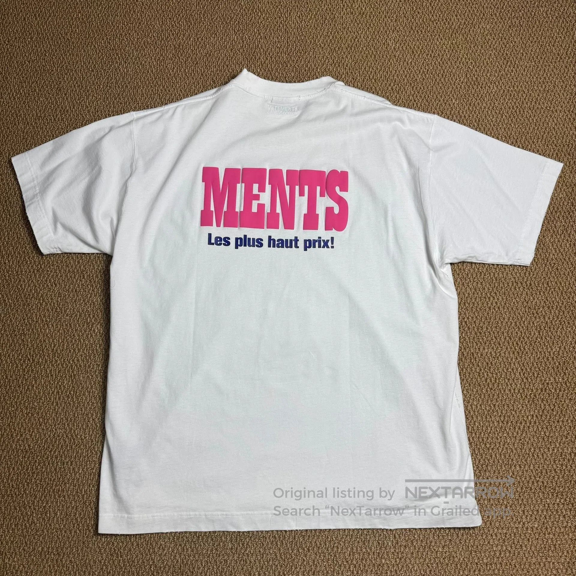 Vetements VETEMENTS 2023SS White Short. Size US XS / EU 42 / 0 - 2 Thumbnail