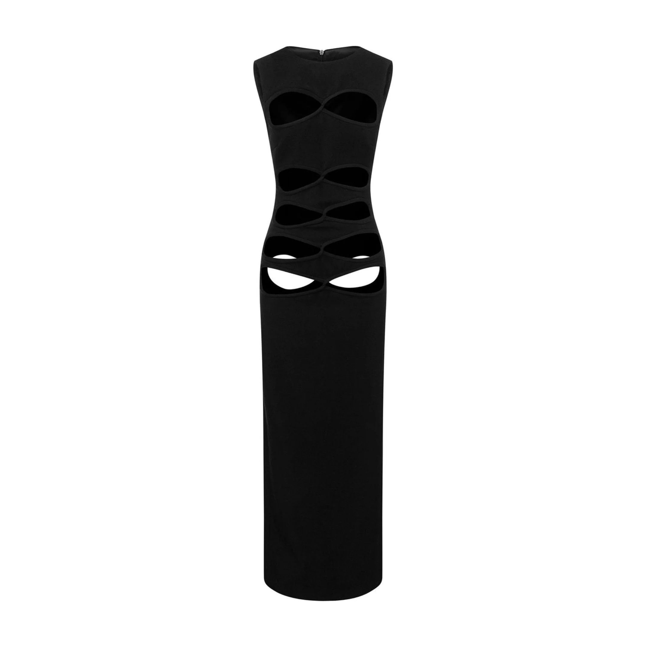 image of Christopher Esber O1Mle0524 Negative Space Dress In Black, Women's (Size Small)