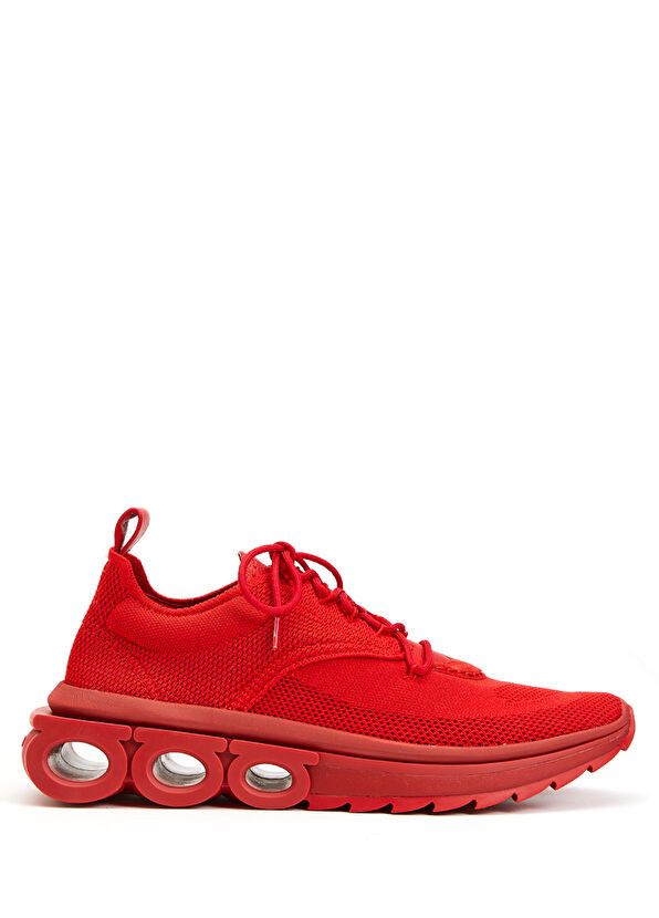 o1s1rm1224 Mesh Textured Sneakers in Red