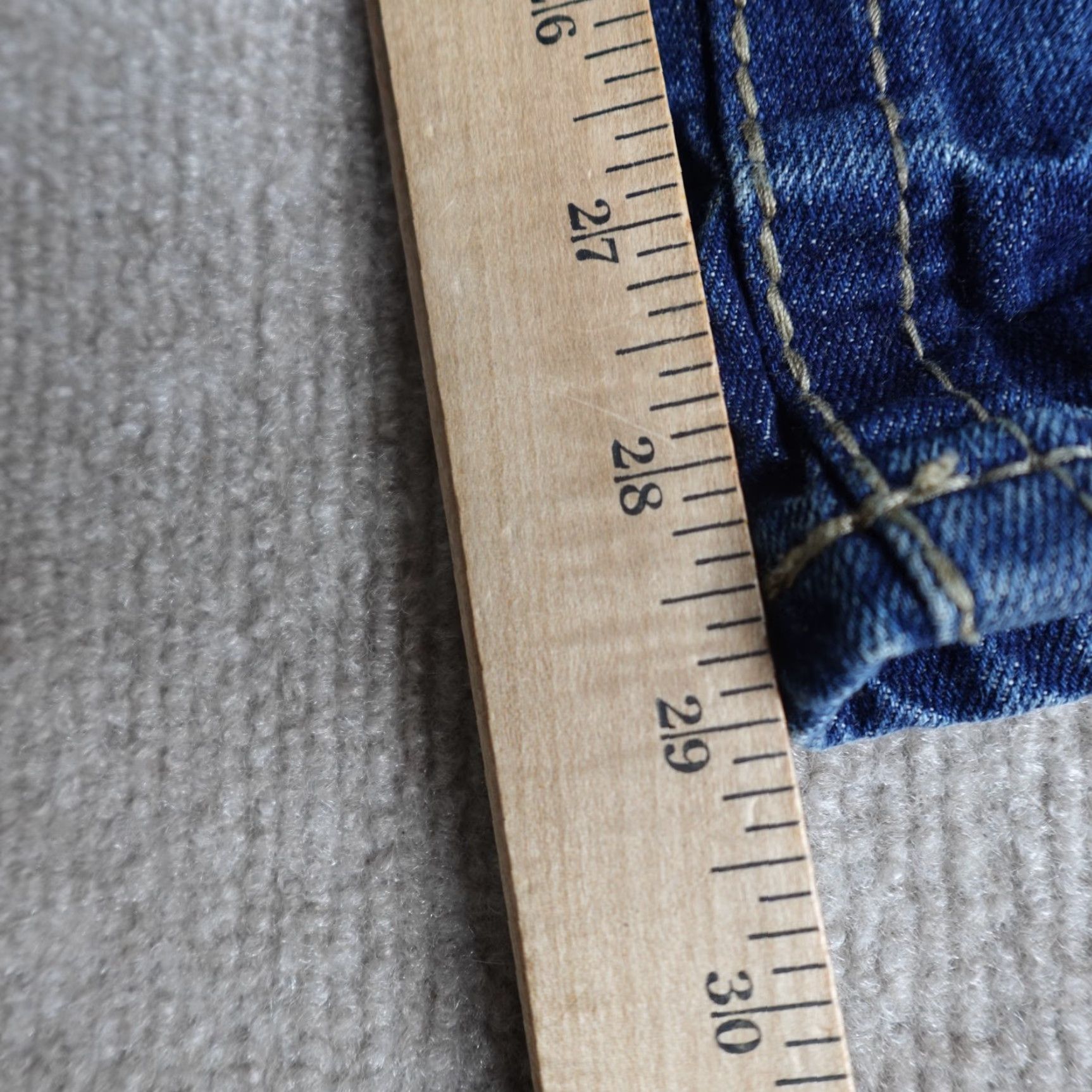 Vintage Axel Jeans 38 x 29 Blue Cotton Relaxed Straight Distressed Denim Men's Jeans Regular Inseam 29 Vintage: No Size US 38 / EU 54 - 3 Thumbnail