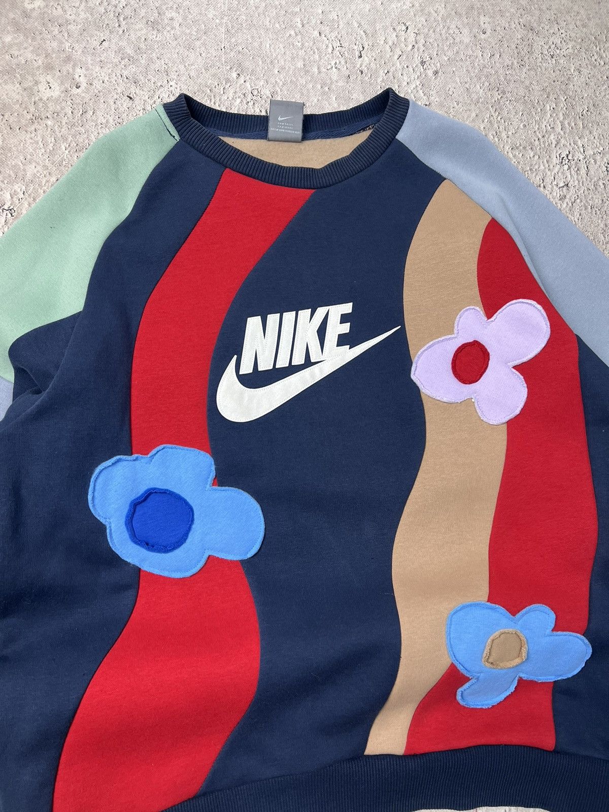 Nike × Vintage SALE✅✅VINTAGE NIKE STREETWEAR REWORKED NIKE HOODIE 90S Size US XL / EU 56 / 4 - 3 Thumbnail