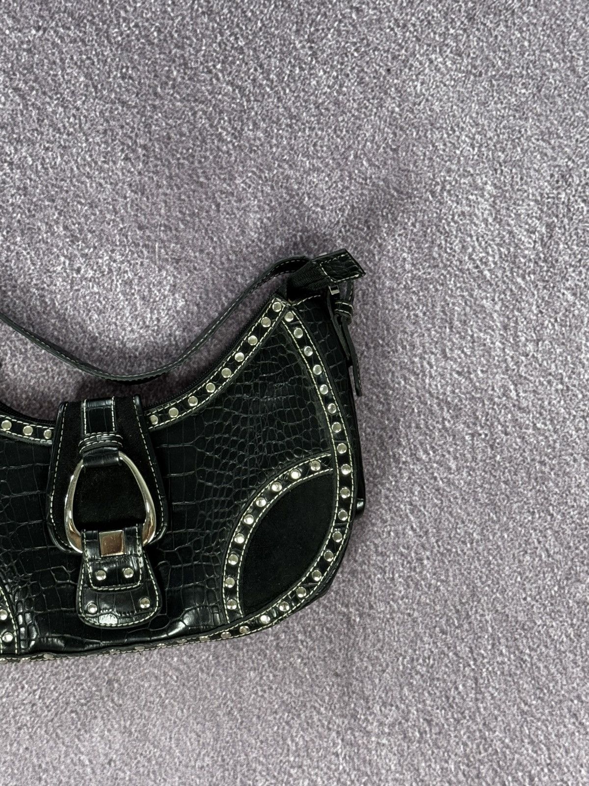Japanese Brand Vintage Leather Studded Y2K Glamour Bag Size ONE SIZE - 3 Thumbnail