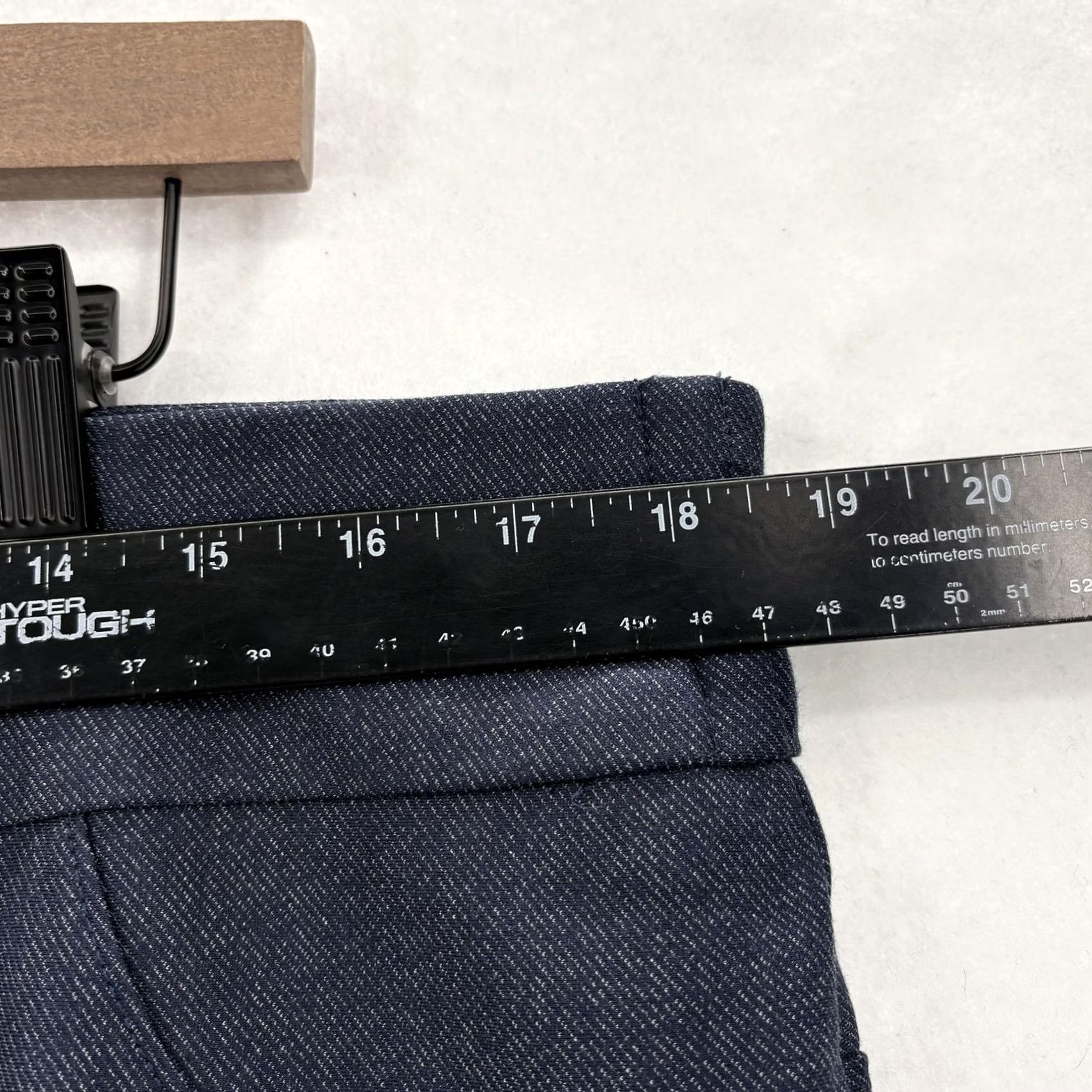 Vintage Honeylove Pants Womens 3X Blue Pull On Stretch Pockets Ponte Slim Ankle Business Casual 29in Inseam Womens Size 40" / US 18 - 6 Thumbnail
