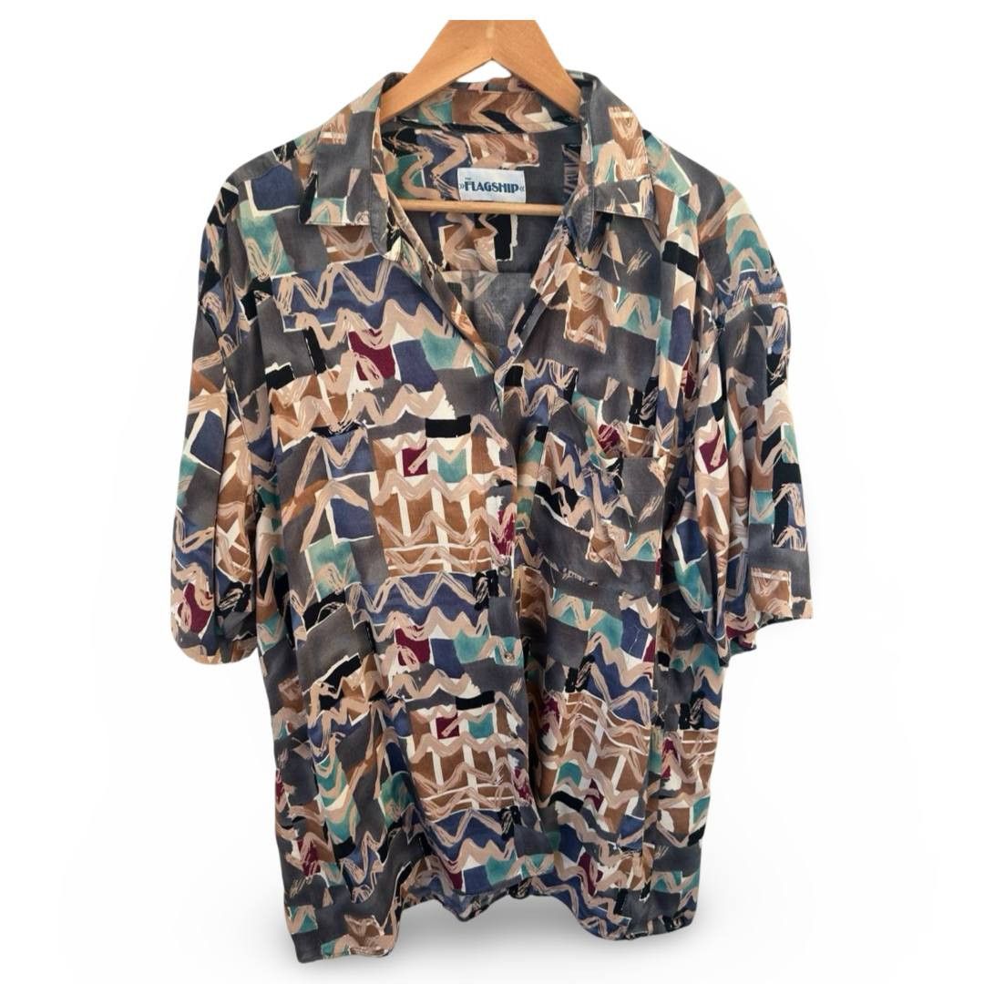 Vintage VTG Flagship coloured shirt #475 Size US L / EU 52-54 / 3 - 1 Preview