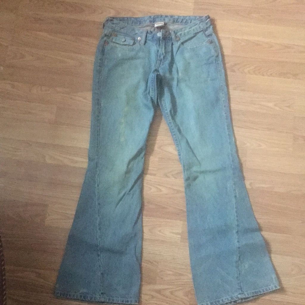 True Religion True Religion Flare Leg Distressed Jeans: Size 28 Size 28" / US 6 / IT 42 - 6 Thumbnail