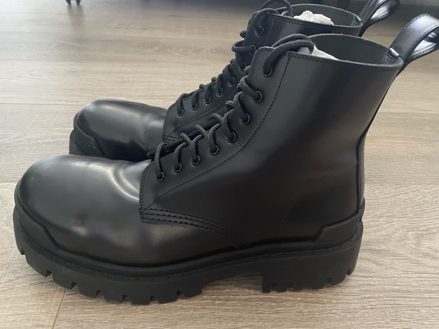 Balenciaga Strike Bootie L20 New Matt Smooth Calf