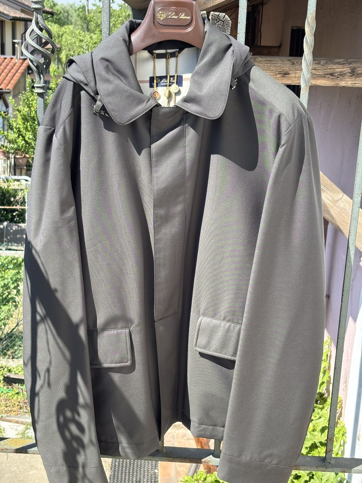 Loro Piana Loro Piana Horsey Hooded Bomber Jacket Sample Size M Size US M / EU 48-50 / 2 - 1 Thumbnail
