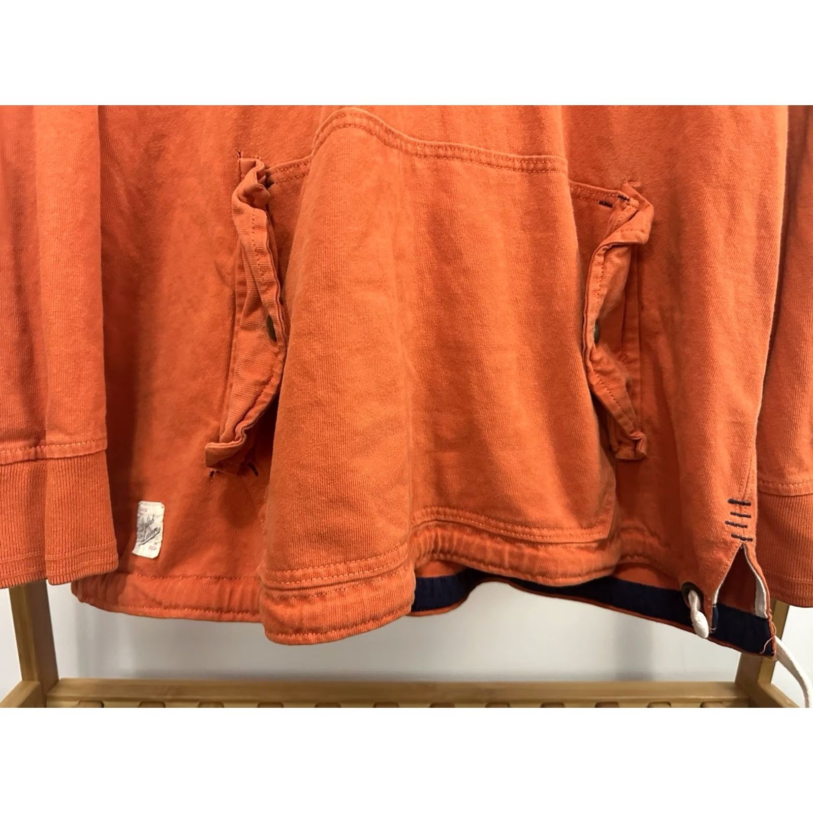 Polo Ralph Lauren VTG 90s Polo Ralph Lauren Ski Patrol Mt Div Hooded Pullover Rugby Sweatshirt L Orange Mens Polo Shirt Hoodie Size US L / EU 52-54 / 3 - 7 Thumbnail