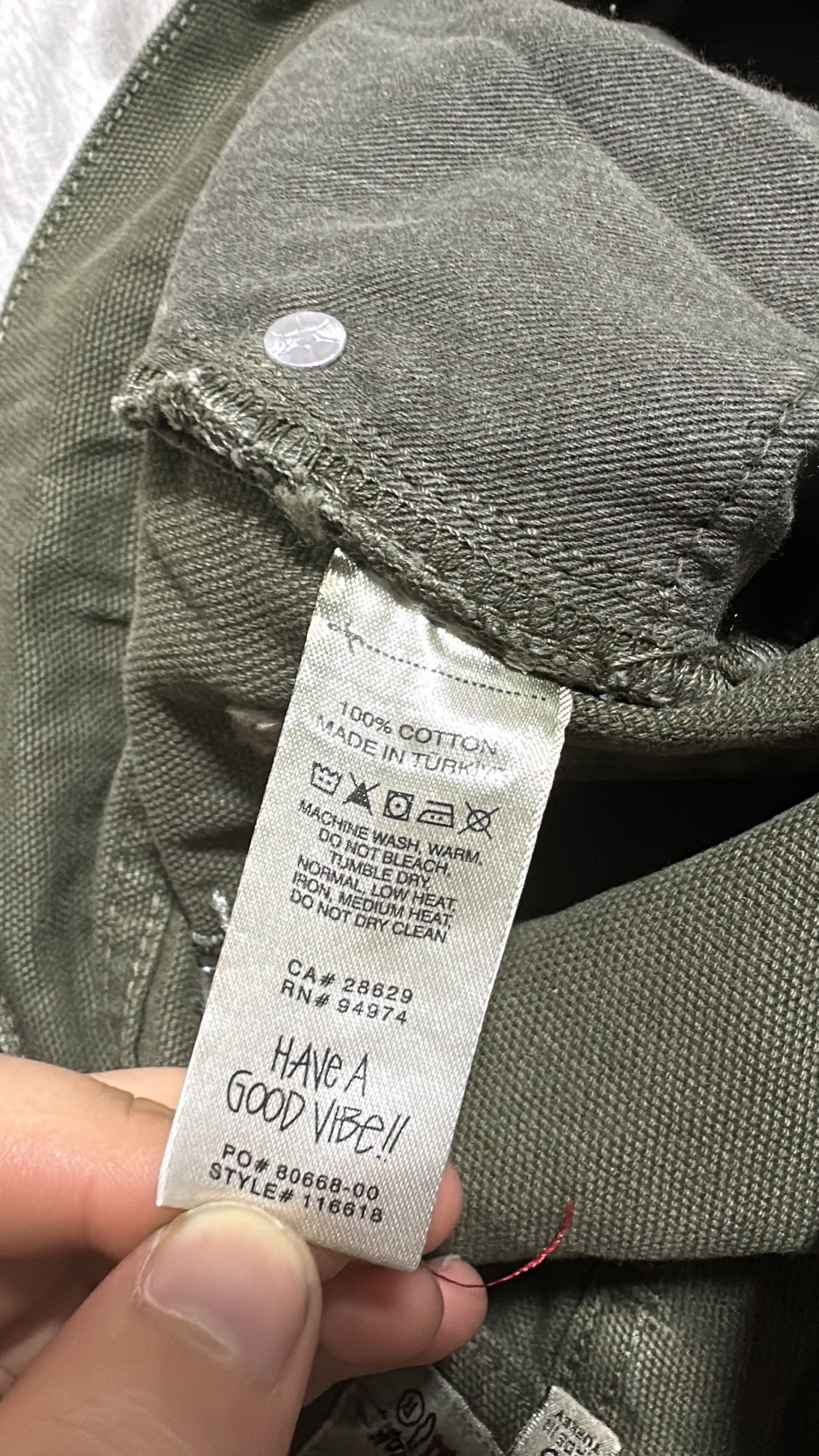 Stussy Stussy Big Ol Jean Olive Drab Size 28 Size US 28 / EU 44 - 7 Thumbnail
