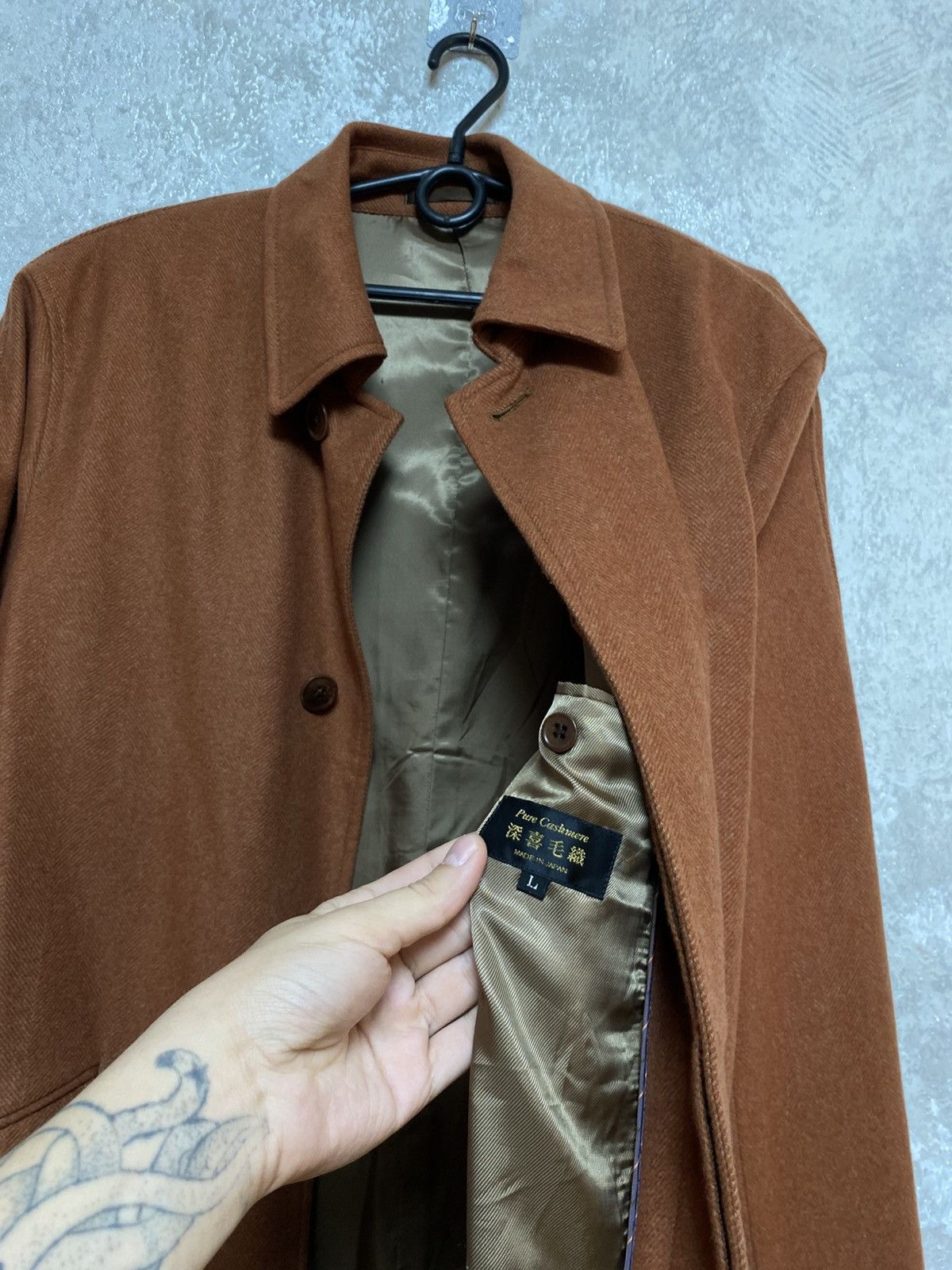 Japanese Brand Fukayoshi Keori japan cashmere premium coat Size US L / EU 52-54 / 3 - 6 Thumbnail