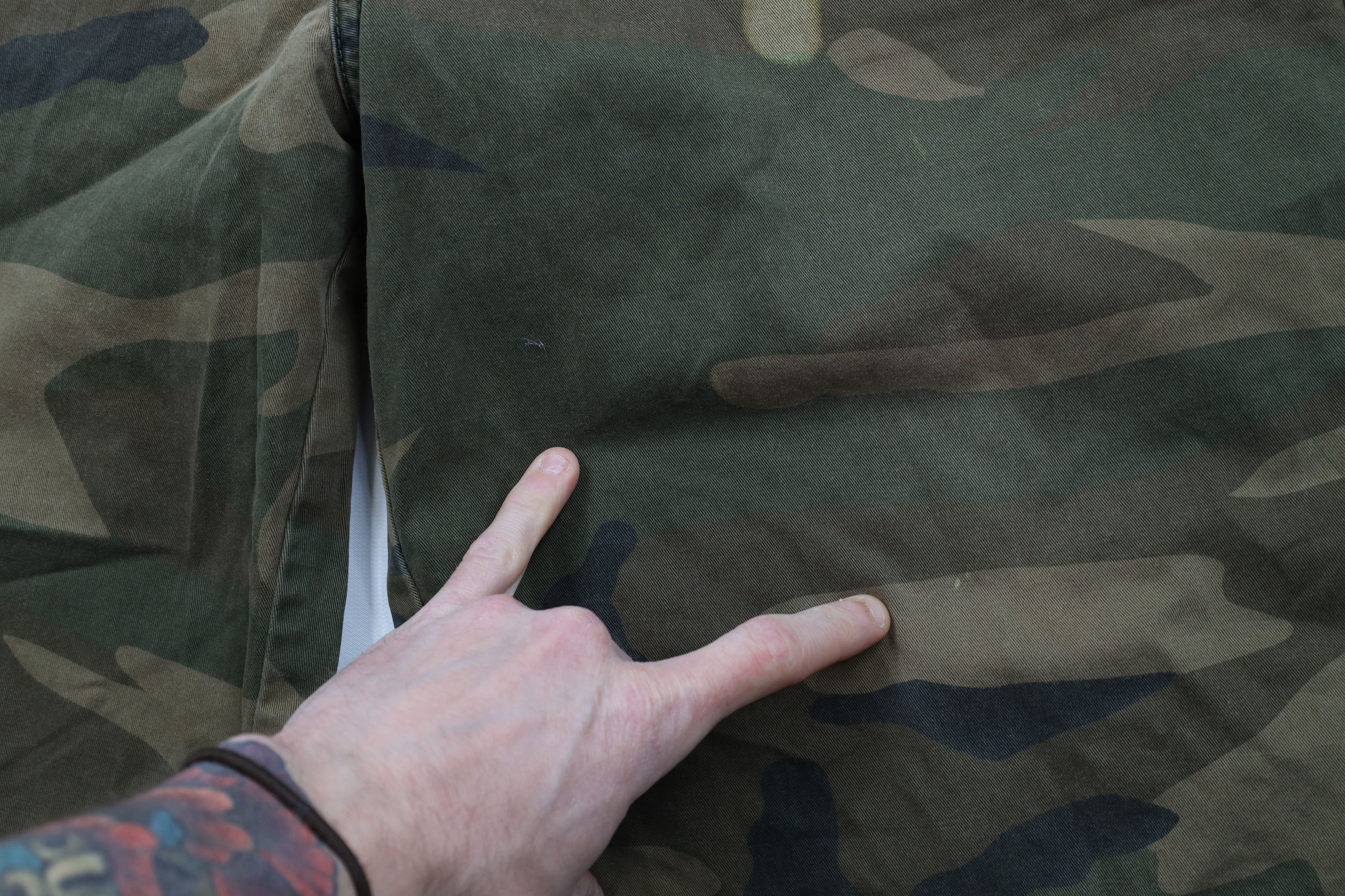Dickies × Vintage Vintage Dickies Spell Out Camouflage Chino Shorts Cotton Size US 36 / EU 52 - 5 Thumbnail