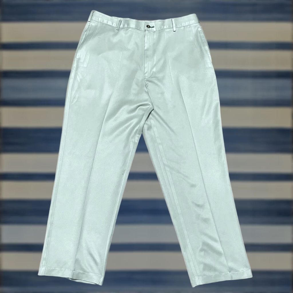 Tommy Hilfiger Tommy Hilfiger Pants Dress Flat Front 36x30 Khaki Beige Men Regular Straight Slacks Short Description: Modern, Classic, 90s Size US 36 / EU 52 - 1 Thumbnail