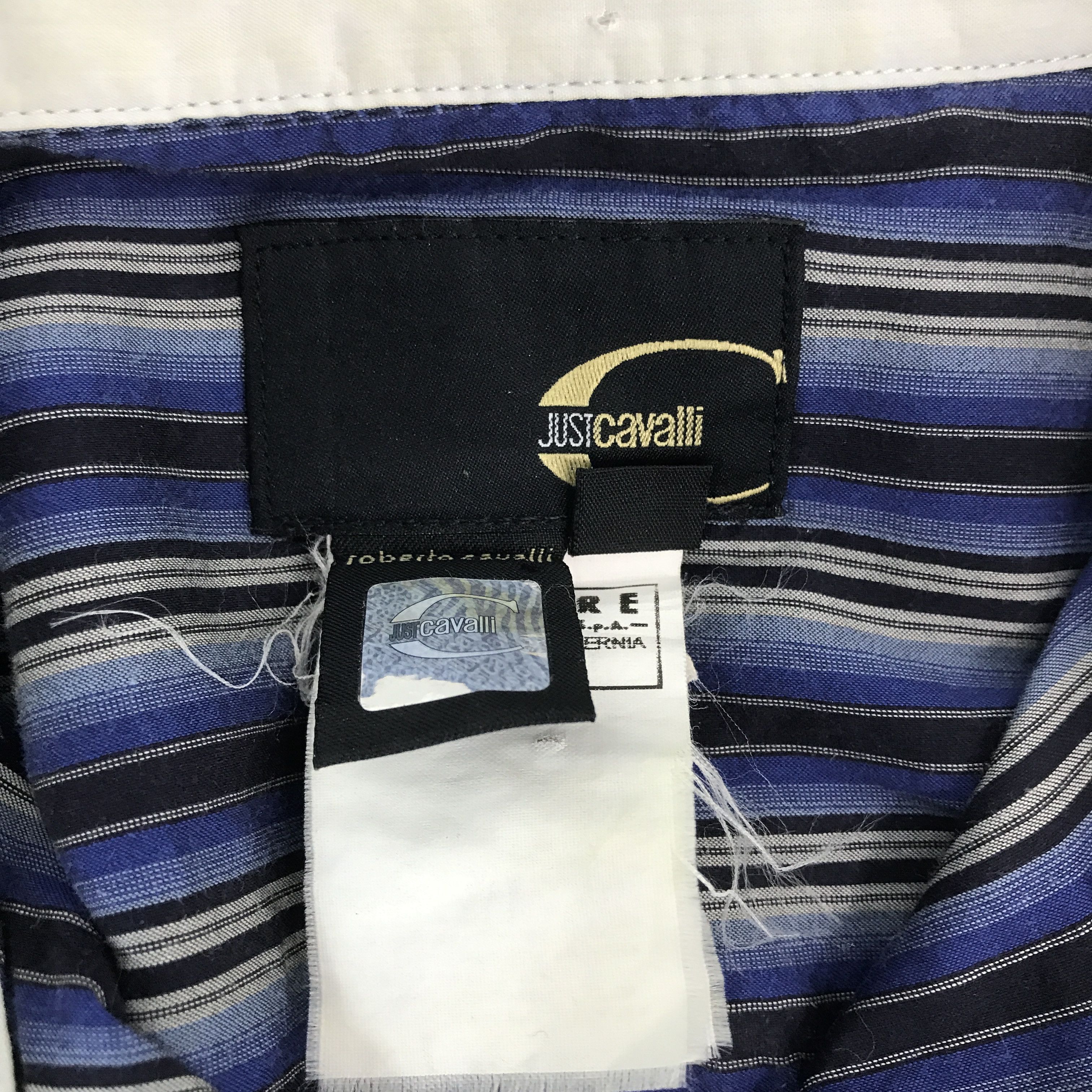 Just Cavalli Vintage Just Cavalli Striped Button up shirt Size US L / EU 52-54 / 3 - 12 Thumbnail