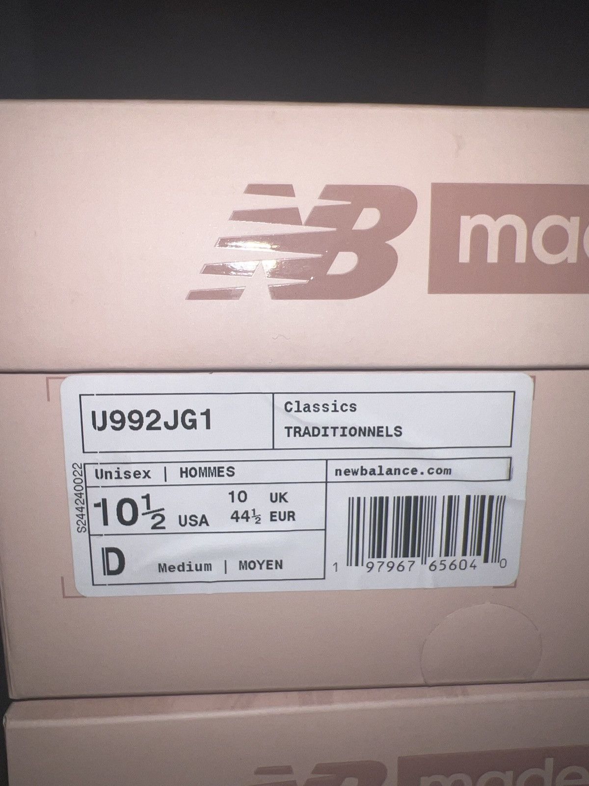 Joe Freshgoods × New Balance Joe Fresh Goods x 992 Made in USA “Aged Well” Size US 10.5 / EU 43-44 - 8 Thumbnail