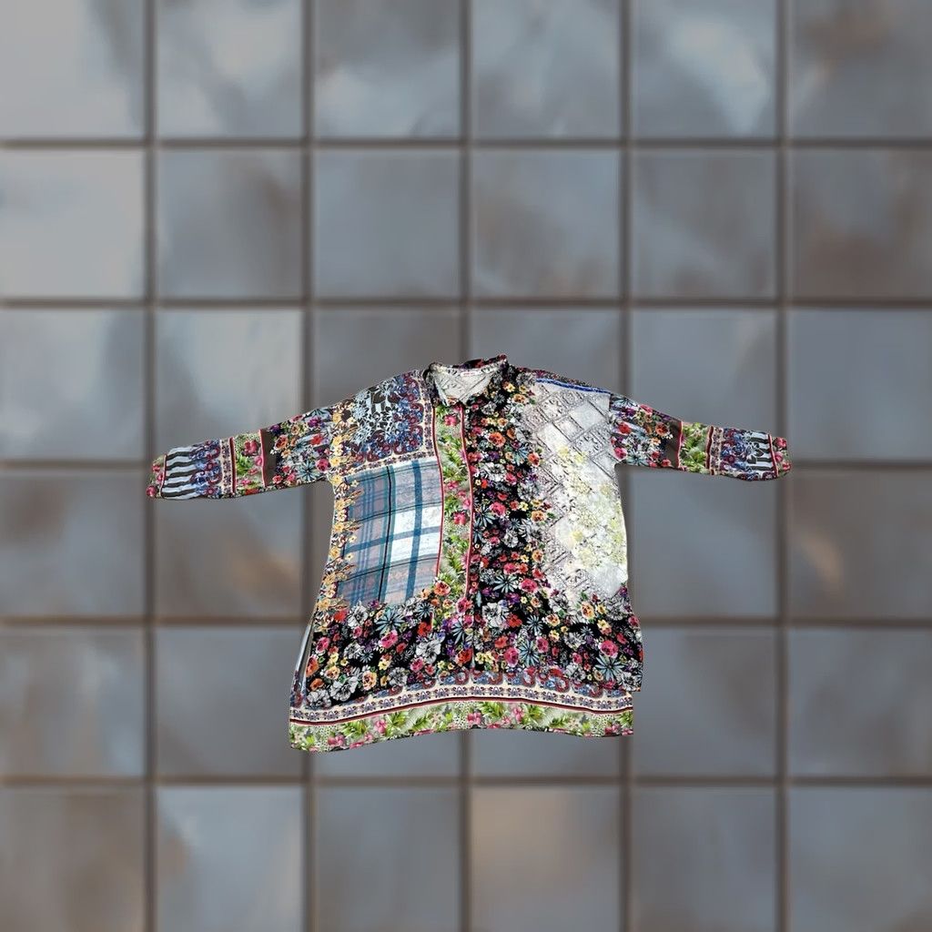 Johnny Was Johnny Was Blouse Womens S Invita Cupra Rayon Size Size S / US 4 / IT 40 - 1 Thumbnail
