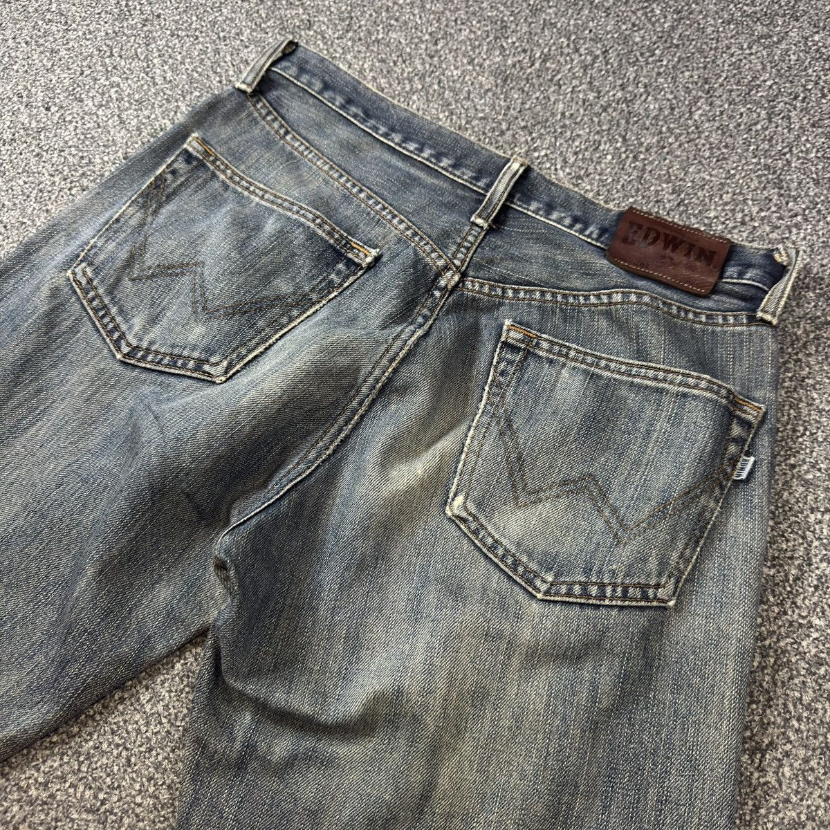 Kapital 🔥🇯🇵 Japanese Vintage 90s Edwin Lot. 403 Rusty Mud Wash Denim Size US 30 / EU 46 - 9 Thumbnail