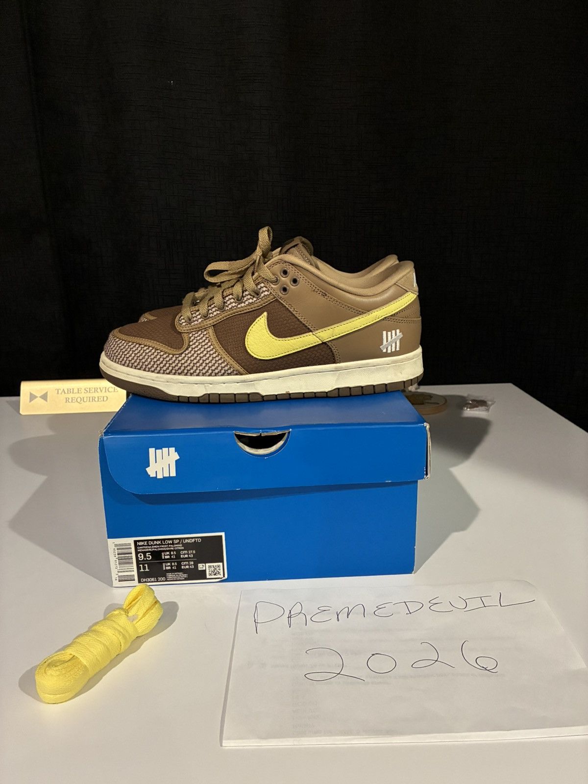Nike Dunk Low SP UNDEFEATED Canteen Size 9.5