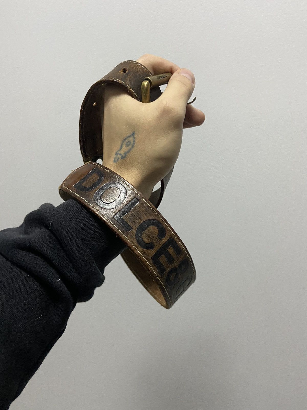 Dolce & Gabbana × Vintage Dolce Gabbana junker/junior belt Vintage Logo big logo Size ONE SIZE - 2 Thumbnail