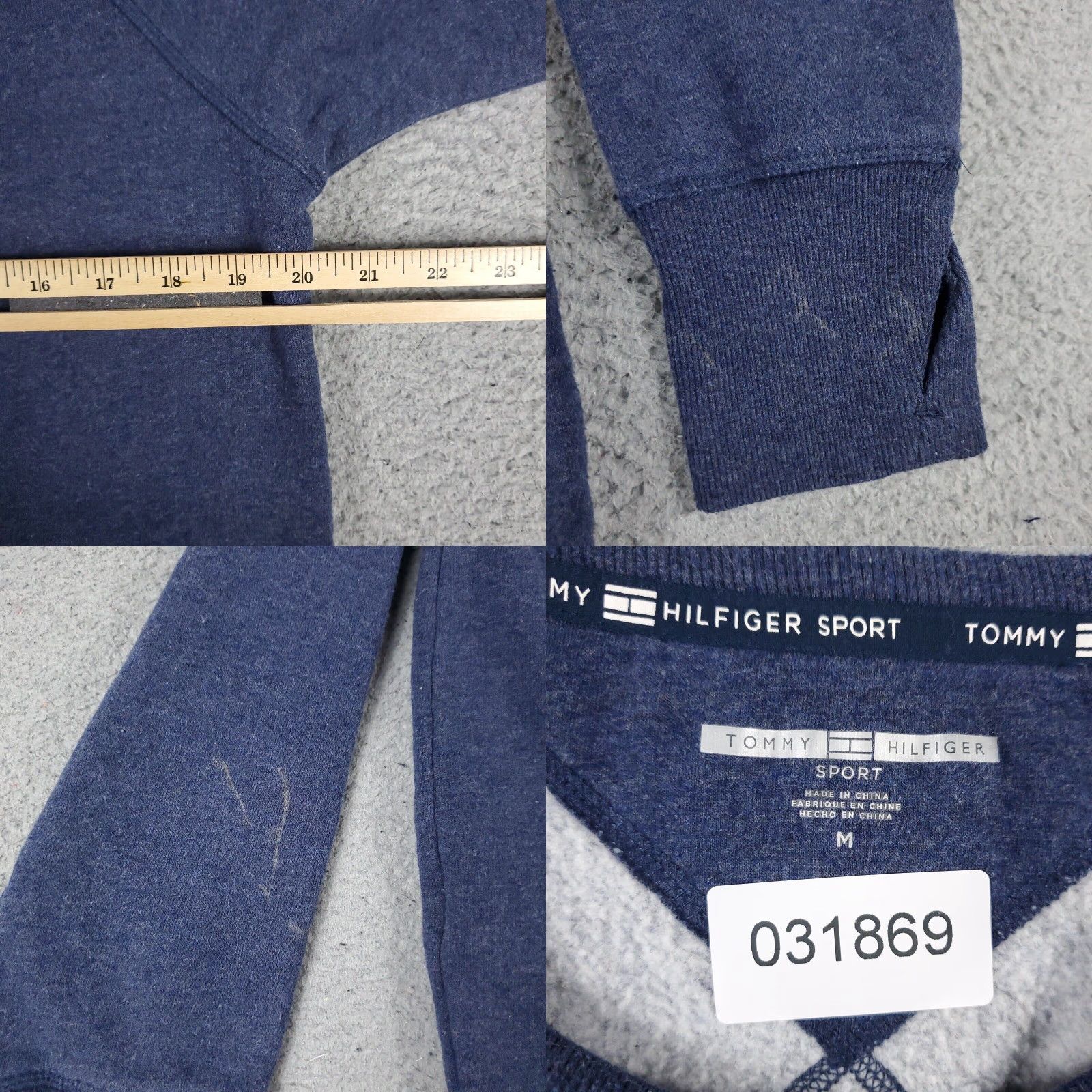 Tommy Hilfiger Tommy Hilfiger Womens Medium Blue Casual Pullover Sweater Size M / US 6-8 / IT 42-44 - 8 Thumbnail