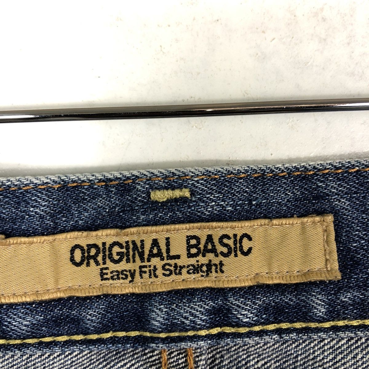 Japanese Brand 🔥90’s Vintage Distressed Denim Jeans Basic Straight S-003 Size US 34 / EU 50 - 13 Thumbnail