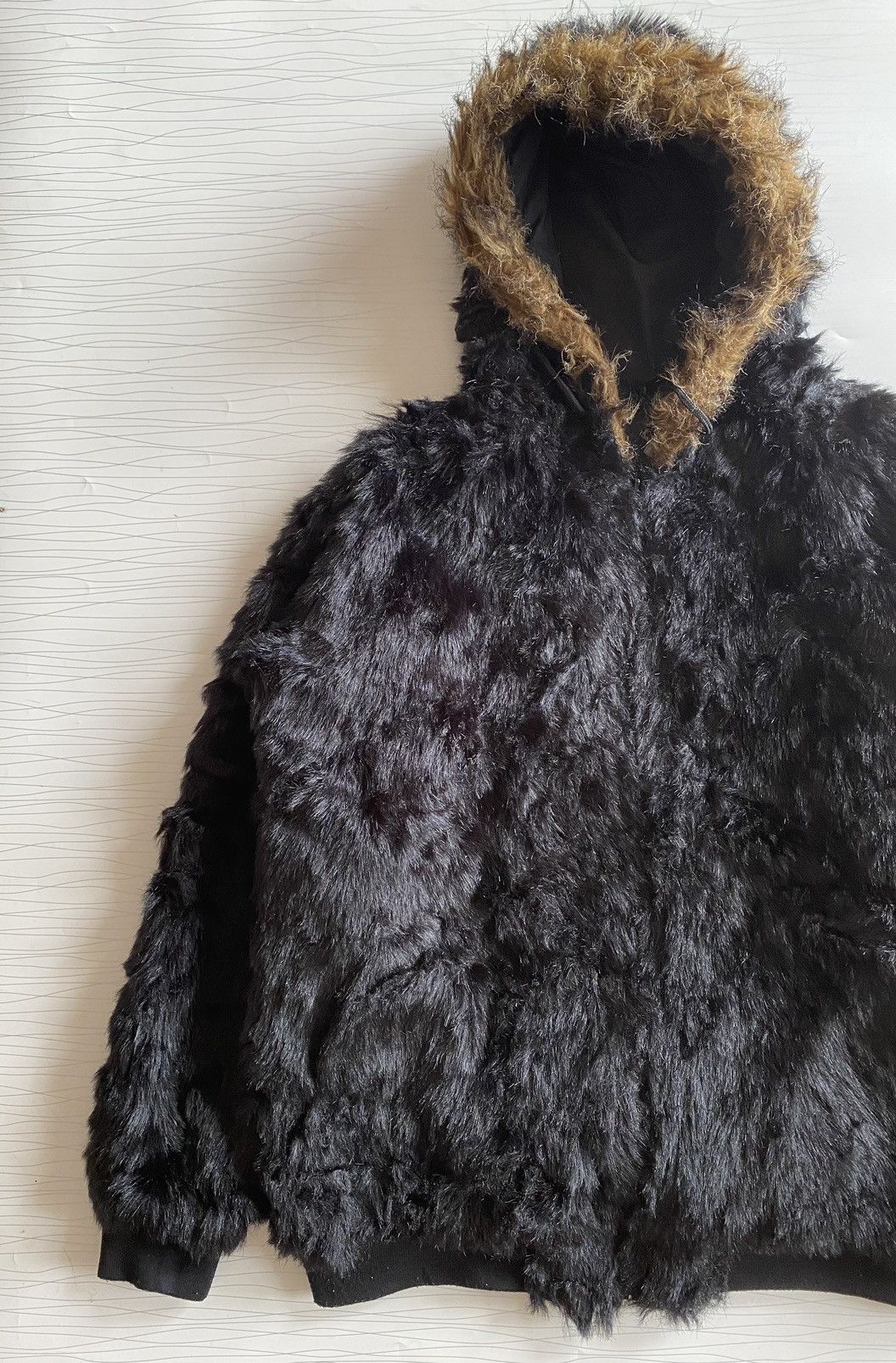 Japanese Brand Vintage 90s Piko Hawaii Fur Zipper Hooded Reversible Jacket Size US L / EU 52-54 / 3 - 3 Thumbnail