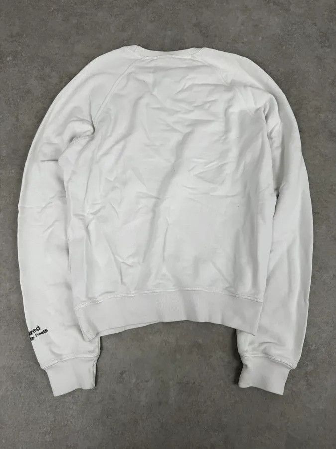 Dsquared2 AW2010 Dsquared2 White Skeleton Abstract Crewneck Sweater Size US M / EU 48-50 / 2 - 4 Thumbnail