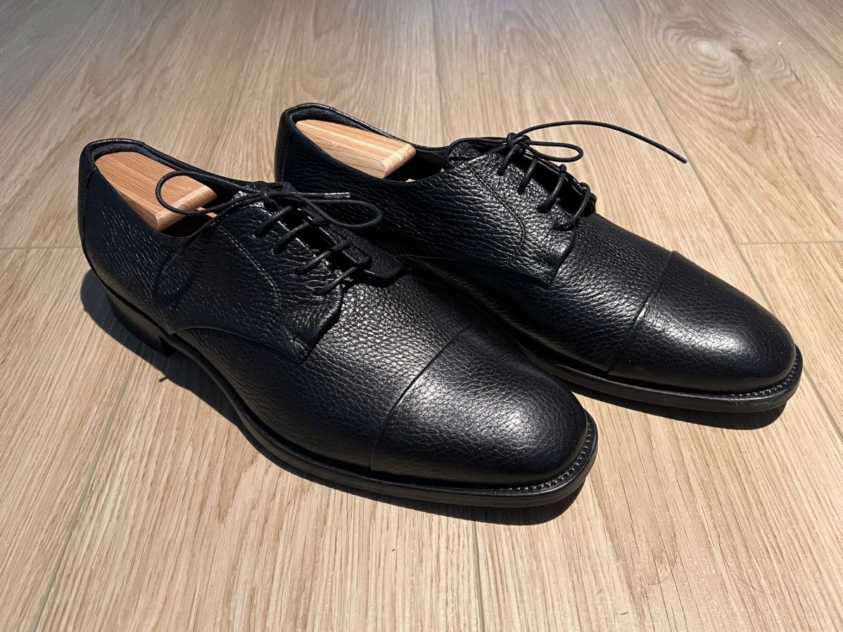 Canali Canali Deerskin Derby Dress Shoes Size US 10 / EU 43 - 2 Thumbnail