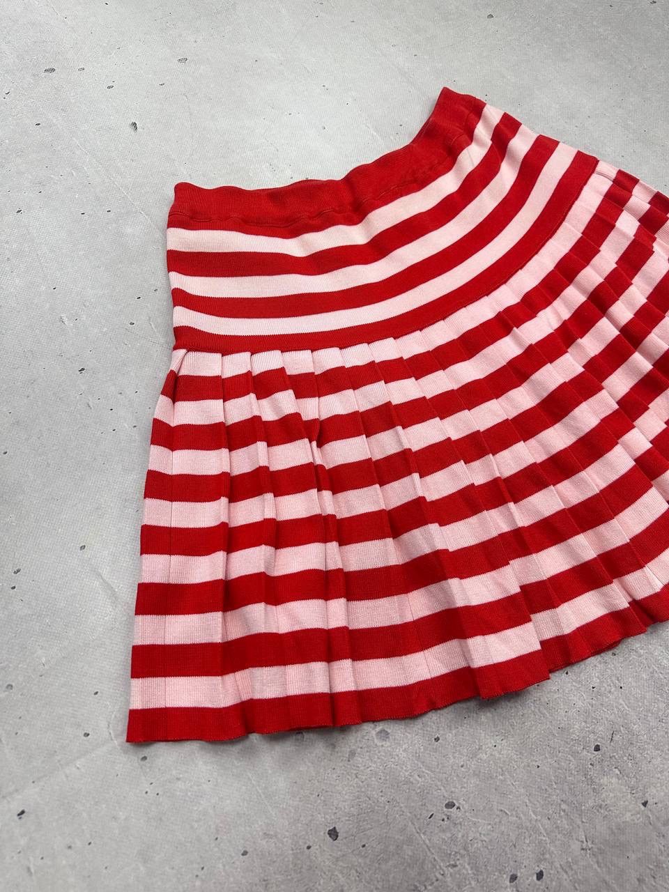 Escada ESCADA Margaretha Ley Striped Set Top Skirt Suit Luxury Y2K Size M / US 6-8 / IT 42-44 - 19 Thumbnail