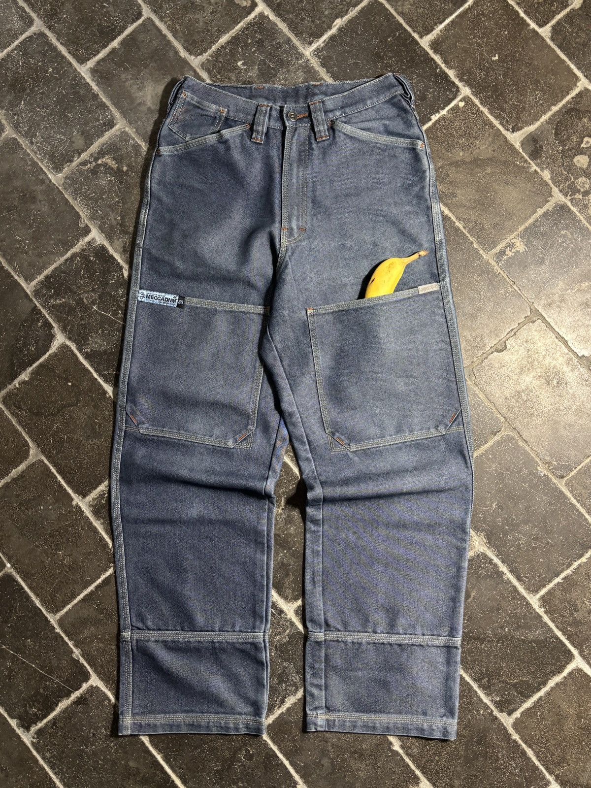 Mecca Vintage Mecca Jeans Double Knee Dark Wash Carpenter Pocket Size US 30 / EU 46 - 1 Thumbnail