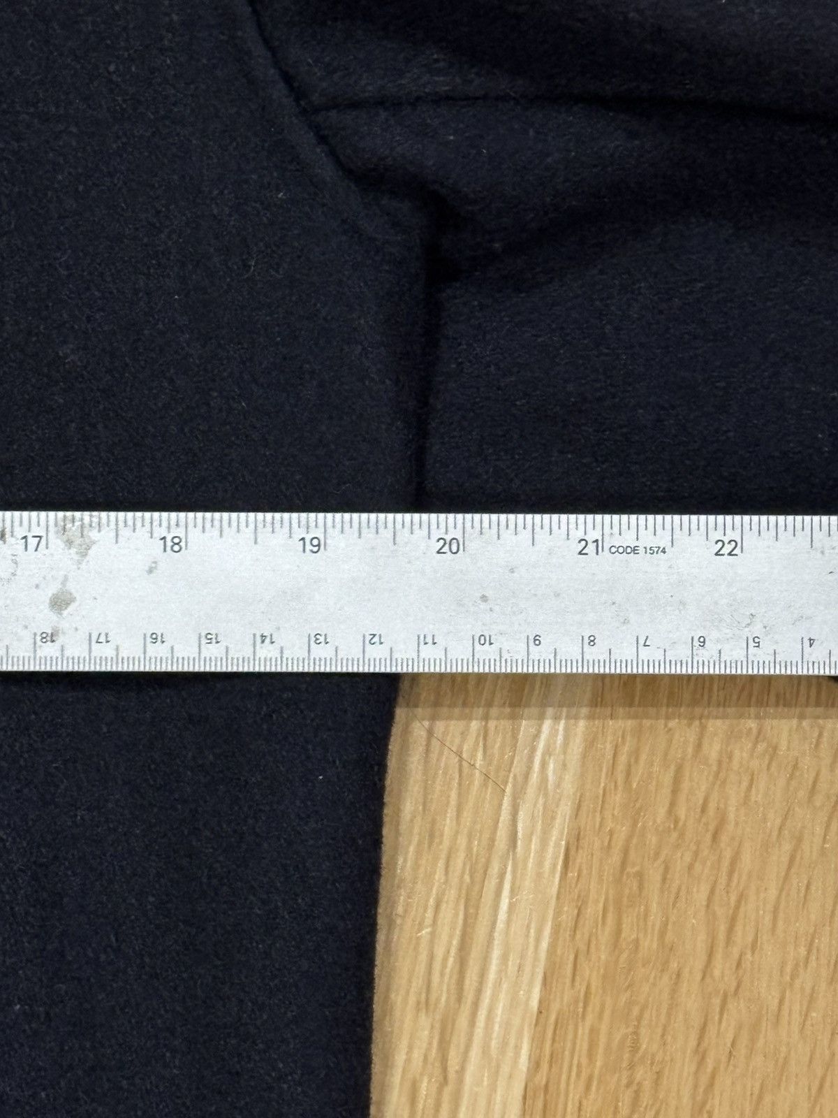 Shades Of Grey Shades of Grey VTG Navy Wool Belt Collar Coat Size US M / EU 48-50 / 2 - 3 Thumbnail