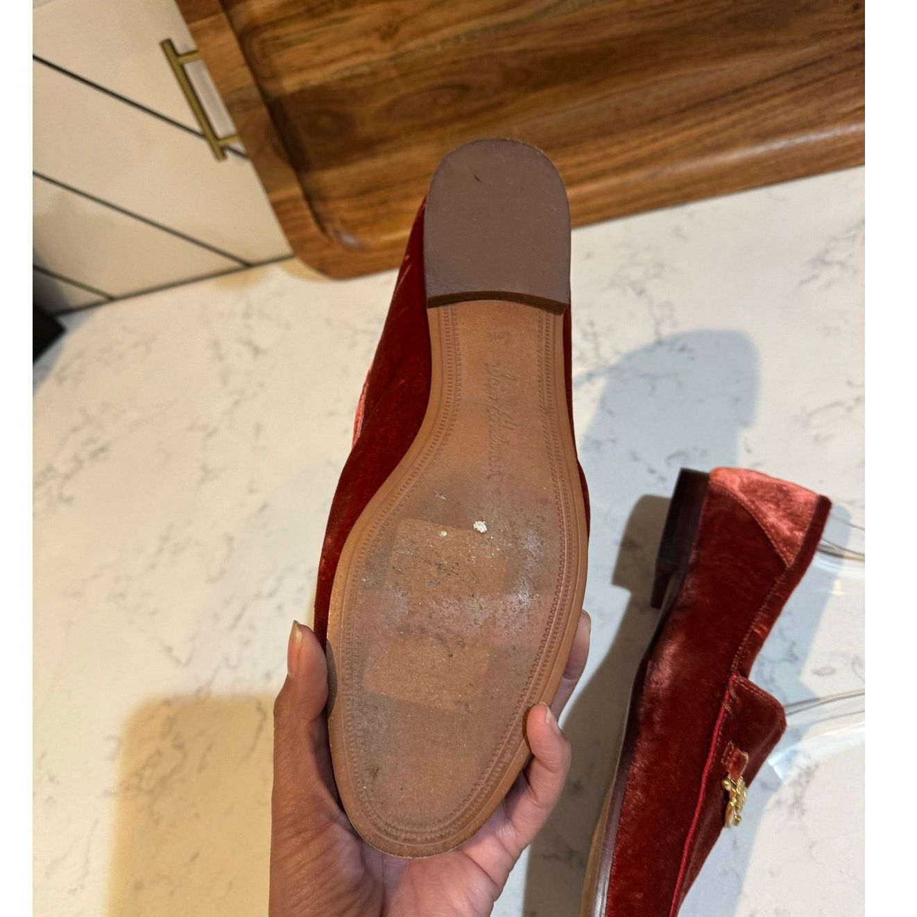 Sam Edelman Sam Edelman Loraine bit loafers velvet Canyon Orange sz 6.5 Size US 6.5 / IT 36.5 - 7 Thumbnail