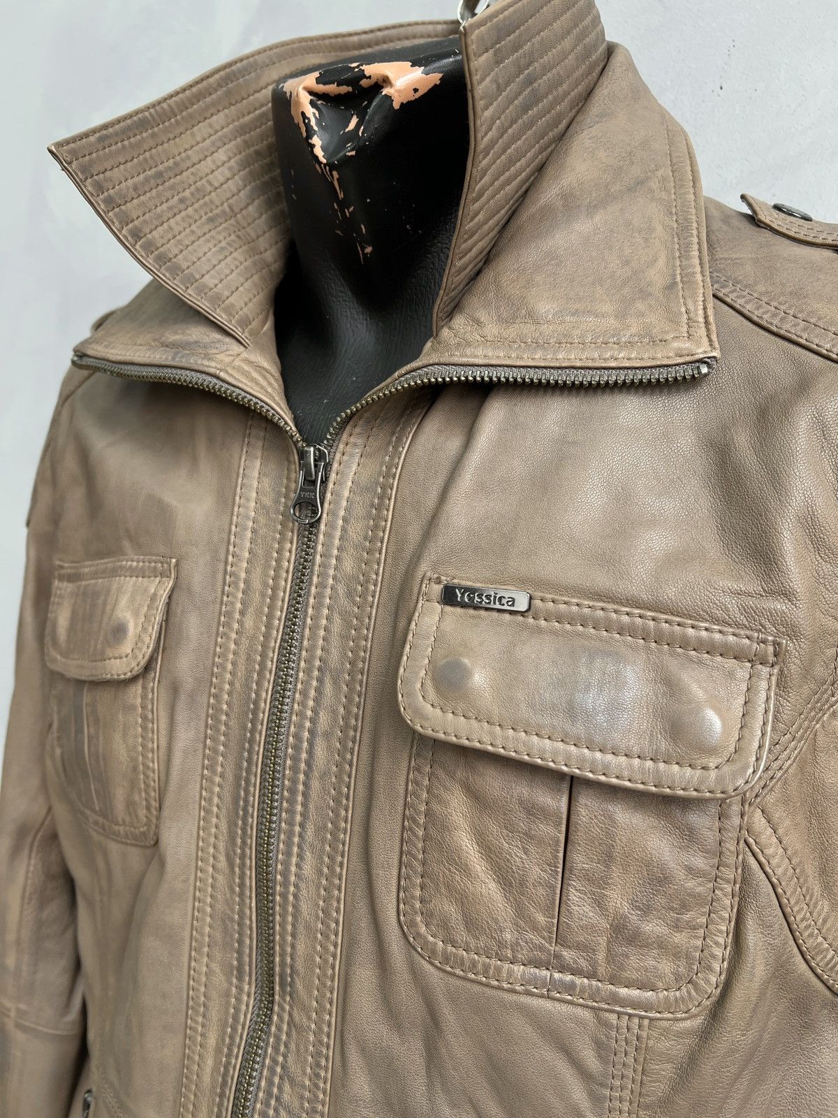 14th Addiction Avant garde y2k style leather jacket 14th addiction style Size US M / EU 48-50 / 2 - 3 Thumbnail