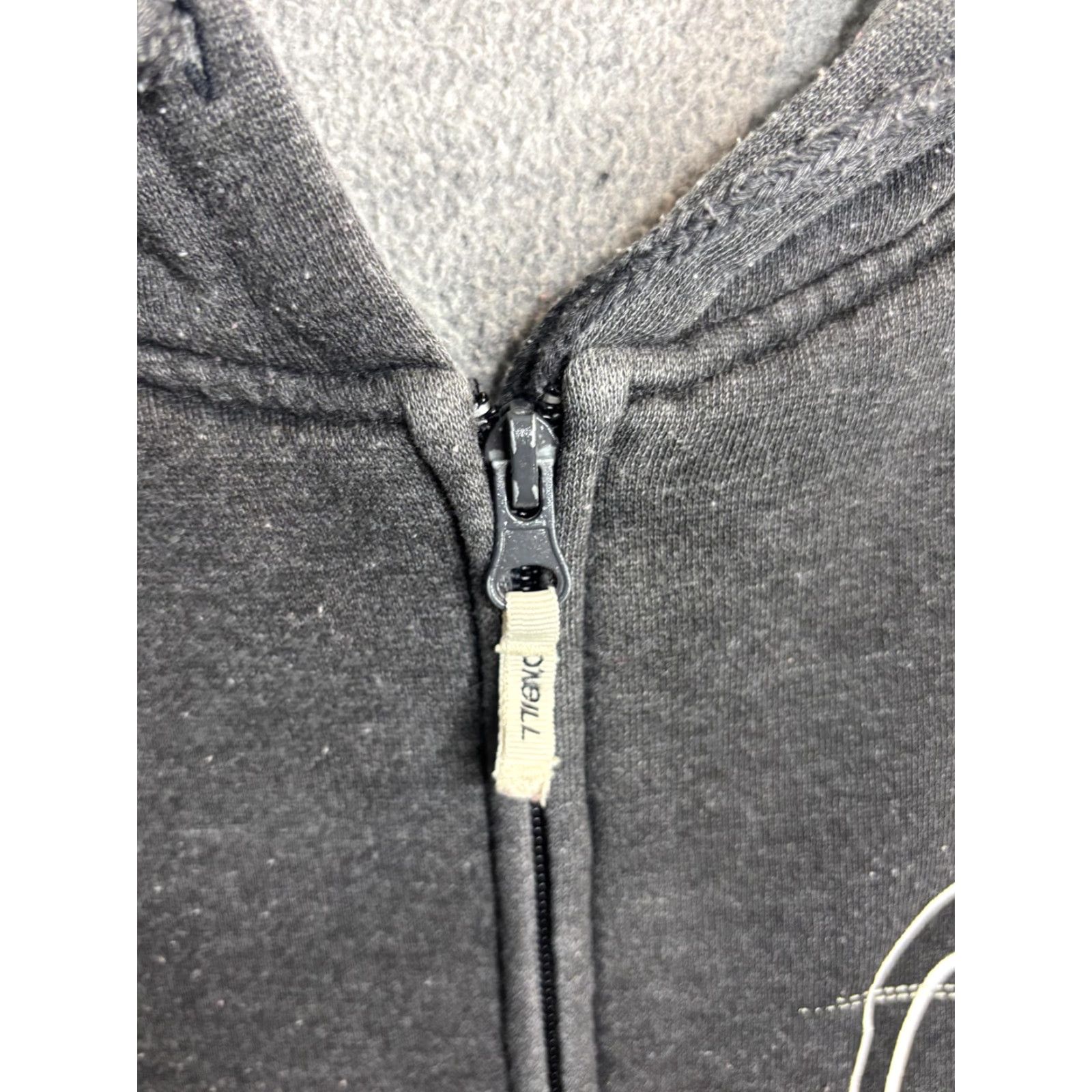 O'Neill O'Neill Hoodie Mens Large Gray Full Zip Sherpa Lined Surf Skate Fleece Jacket Size US L / EU 52-54 / 3 - 5 Thumbnail