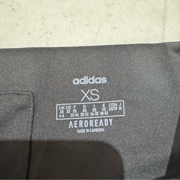 Adidas New Adidas Aeroready Women's Athletic Black Shorts Sz XS Size 22" - 3 Thumbnail