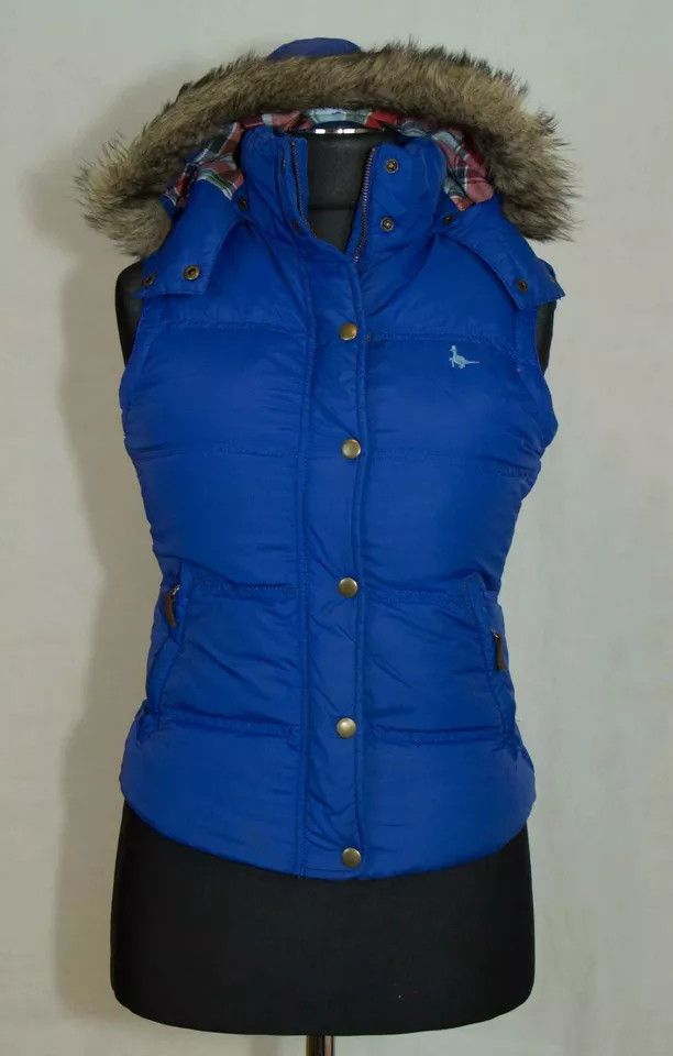 Jack Wills JACK WILLS WAISTCOAT ZIP HOODY DUCK DOWN SIZE UK 8 - Size S / US 4 / IT 40 - 1 Thumbnail