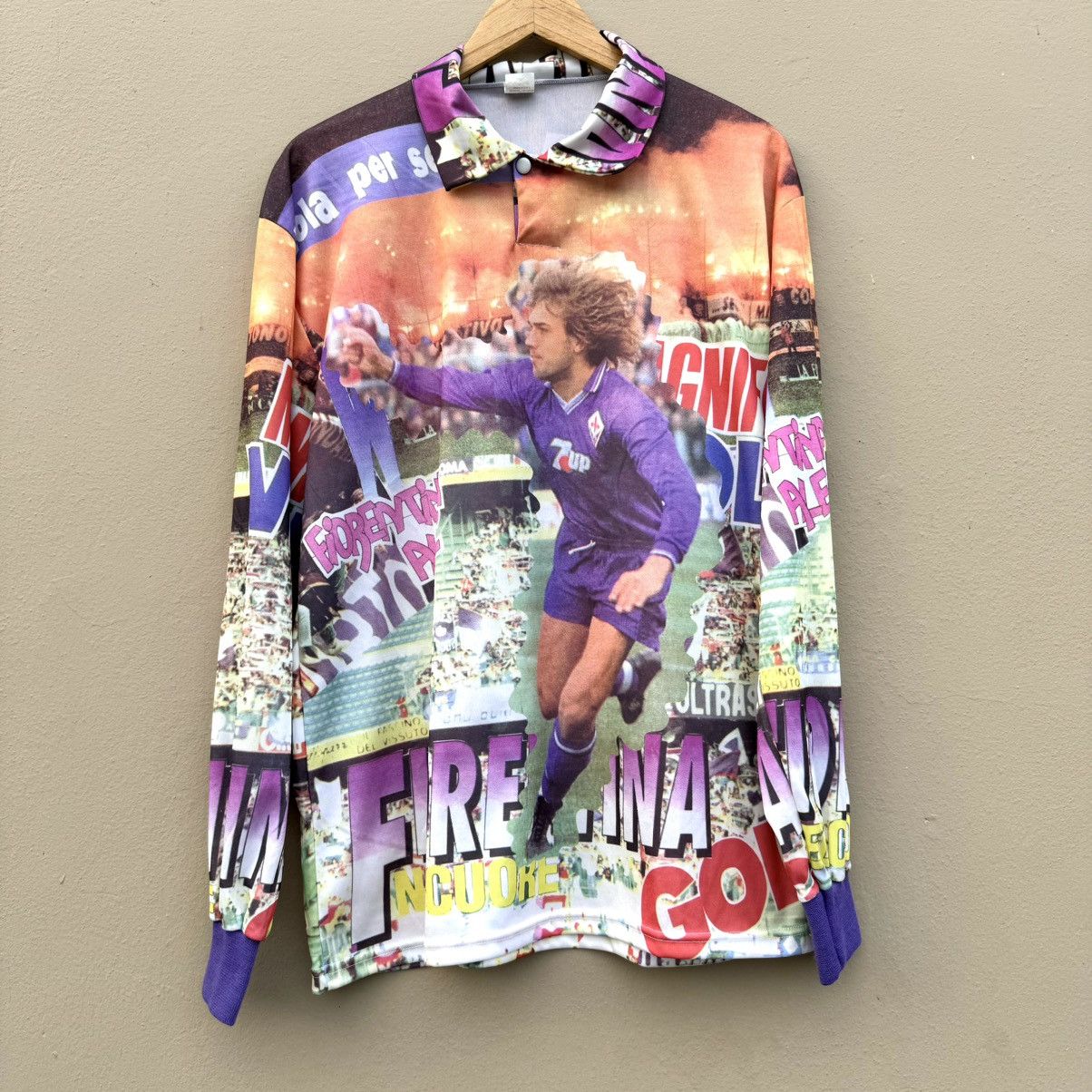 Vintage Vintage batistuta fiorentina football jersey very rare Size US XL / EU 56 / 4 - 1 Thumbnail