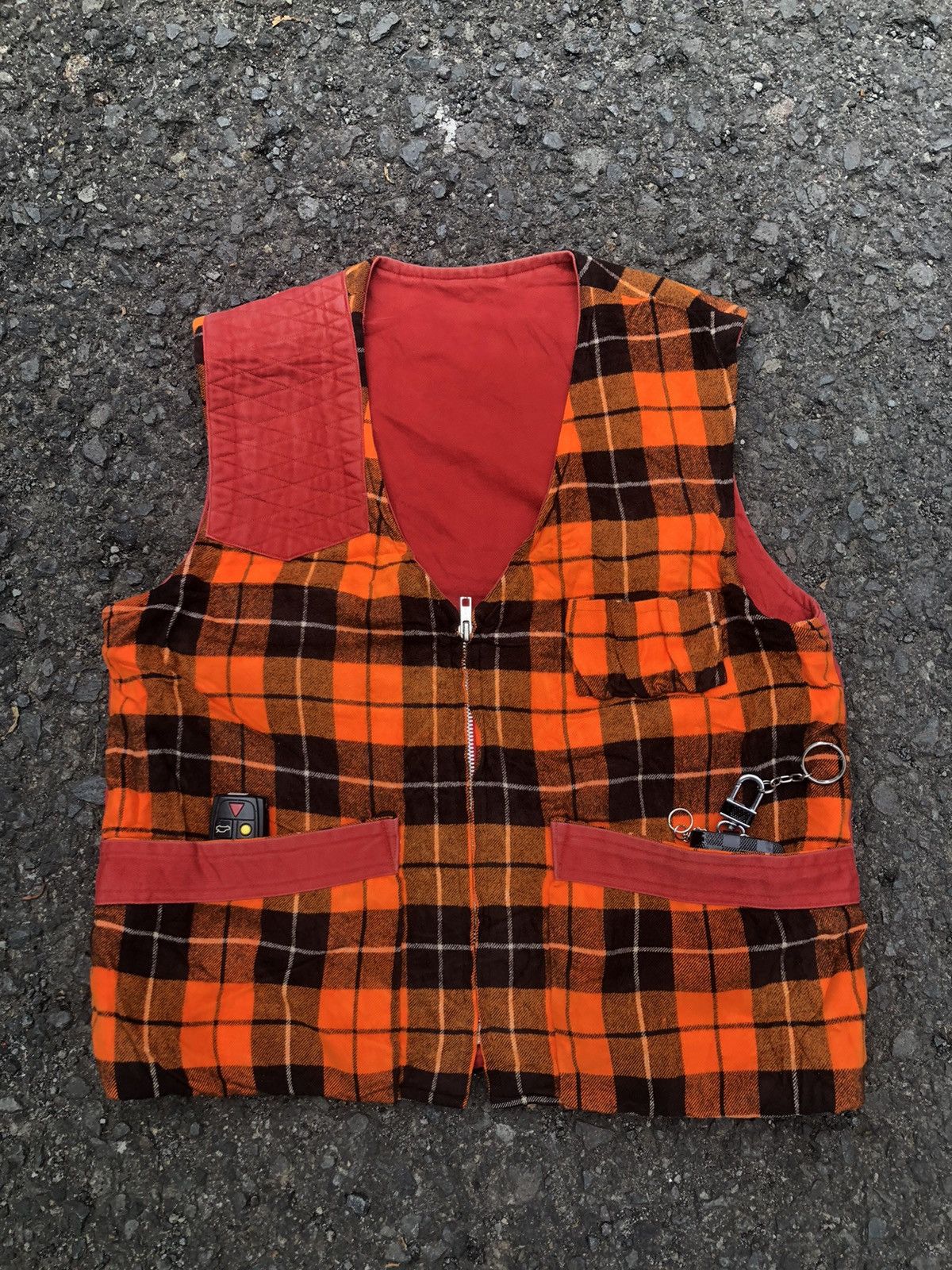 Vintage Vintage Vest hunting 70s Size US M / EU 48-50 / 2 - 1 Thumbnail