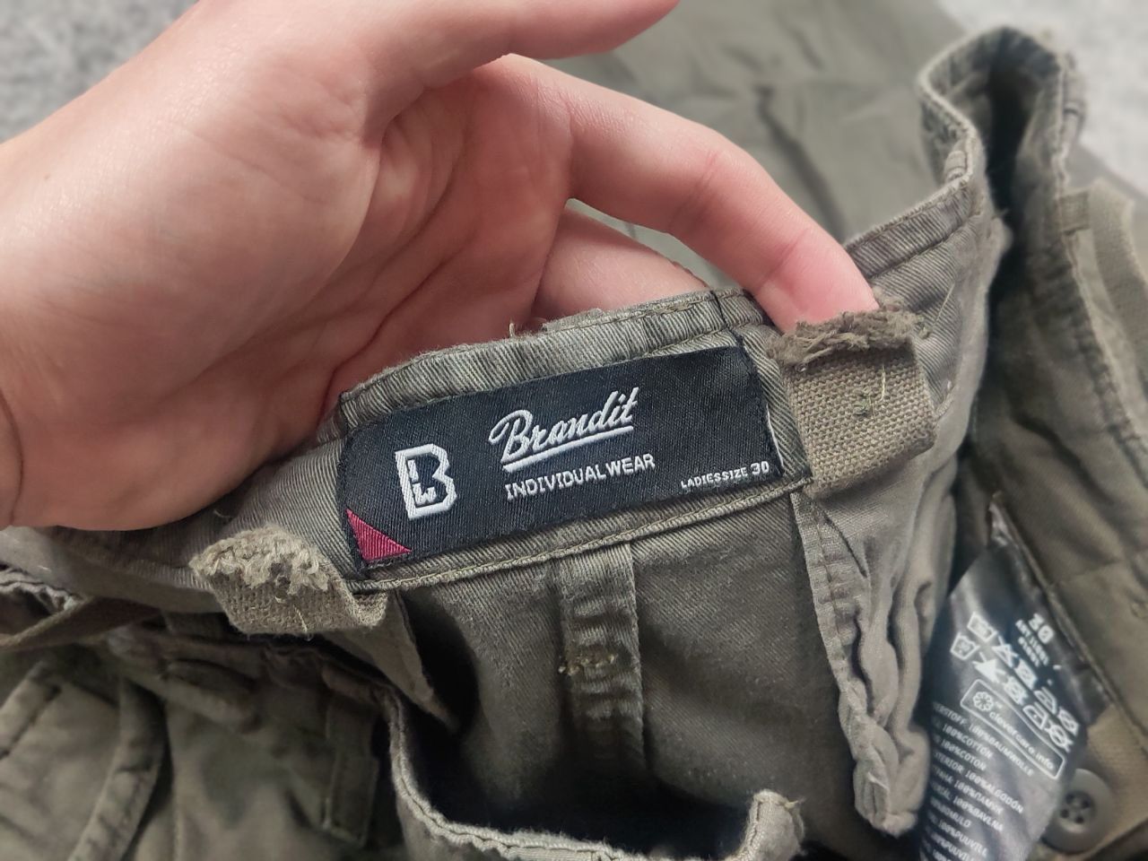 Japanese Brand Vintage Brandit M-65 Cargo Baggy Pants Military Japan Y2K Size US 32 / EU 48 - 14 Thumbnail