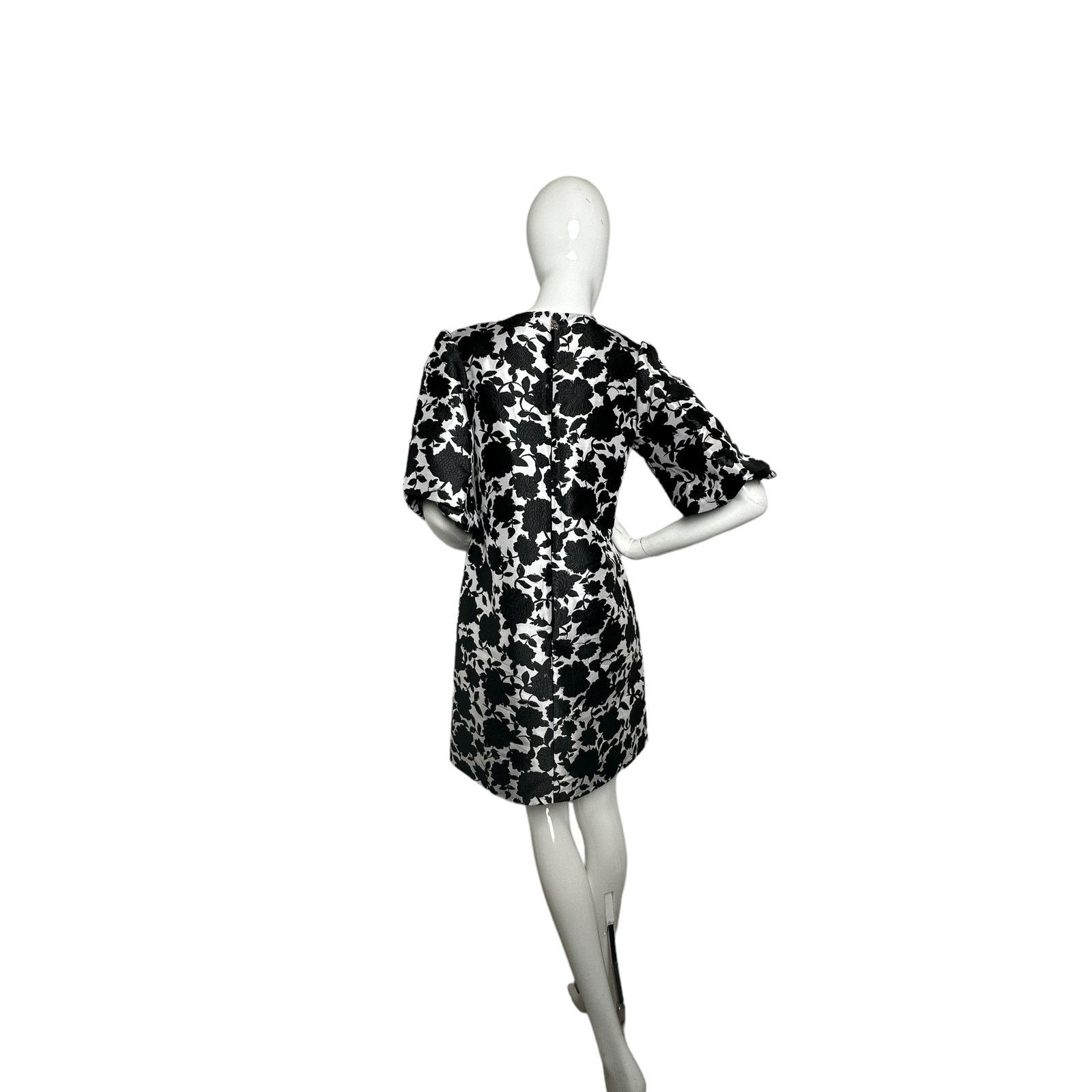 Kate Spade Kate Spade Bicolor Floral Taxi Mainline Dress size 8 Size M / US 6-8 / IT 42-44 - 8 Thumbnail