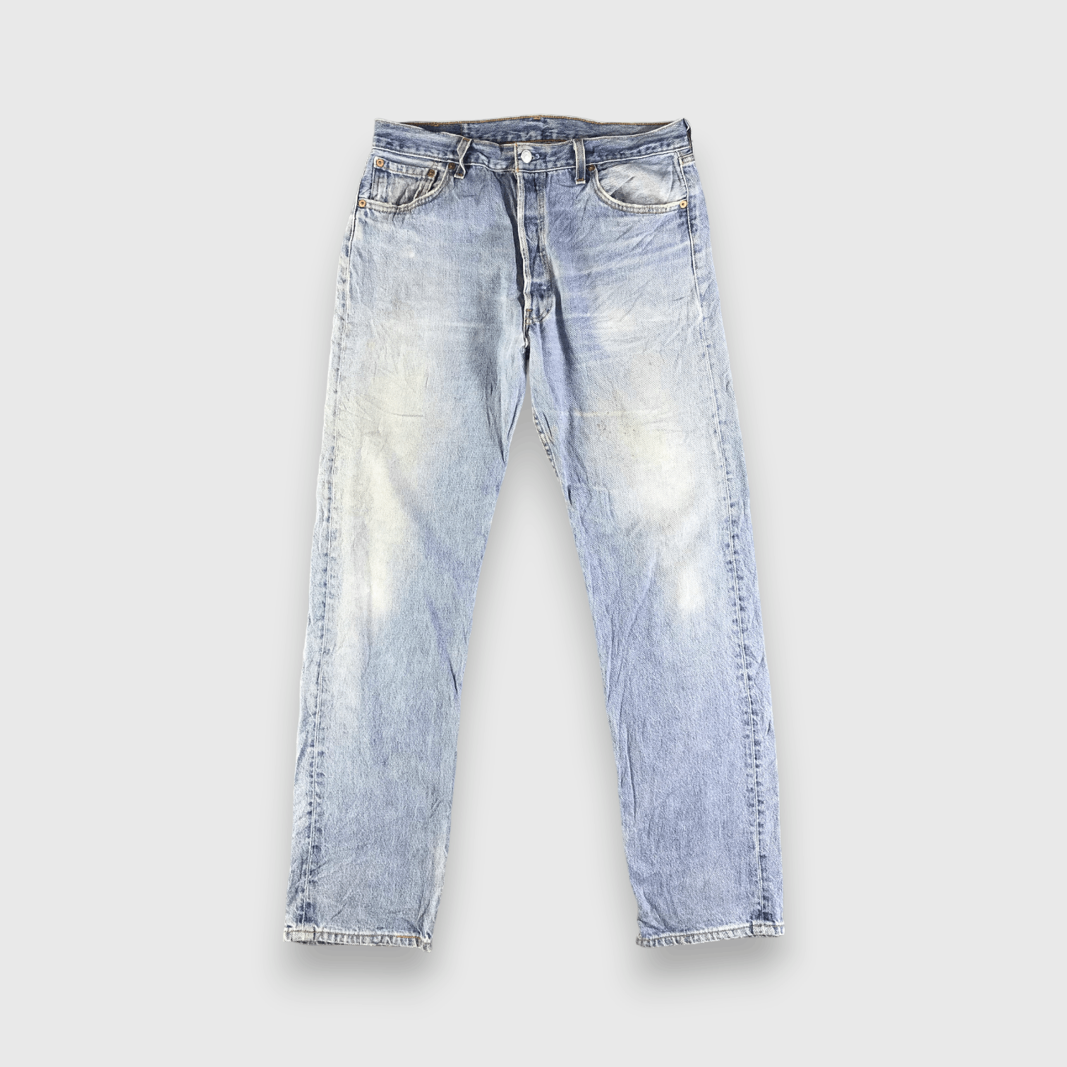 Levi's Vintage Blue Wash Levis 501 Jeans-J3985 Size US 35 - 1 Thumbnail